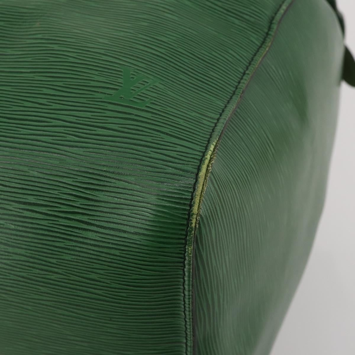 Louis Vuitton Keepall Epi Leather Green Leather Travel Bag Bag (Pre-Owned)