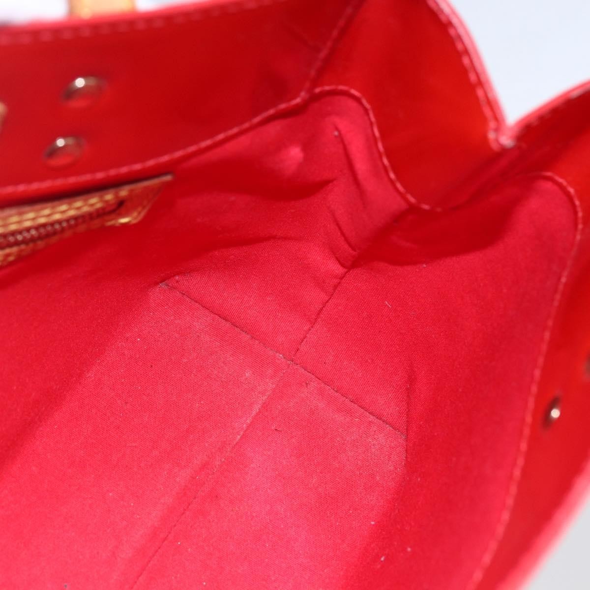 Louis Vuitton Reade Monogram Vernis Red Patent_Leather Handbag (Pre-Owned)