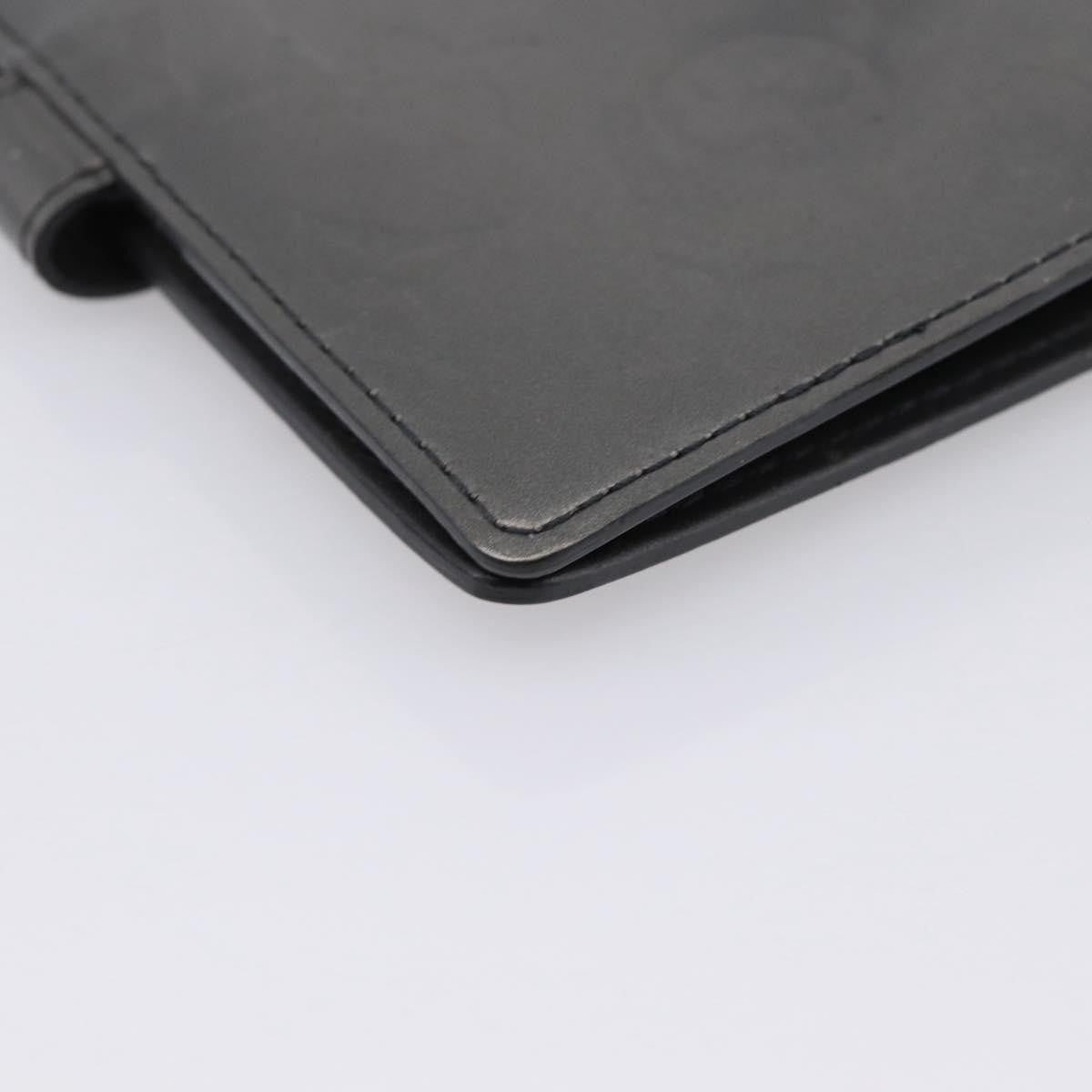 Louis Vuitton Agenda Cover Monogram Empreinte Leather Gray Canvas Wallets Accessory (Pre-Owned)