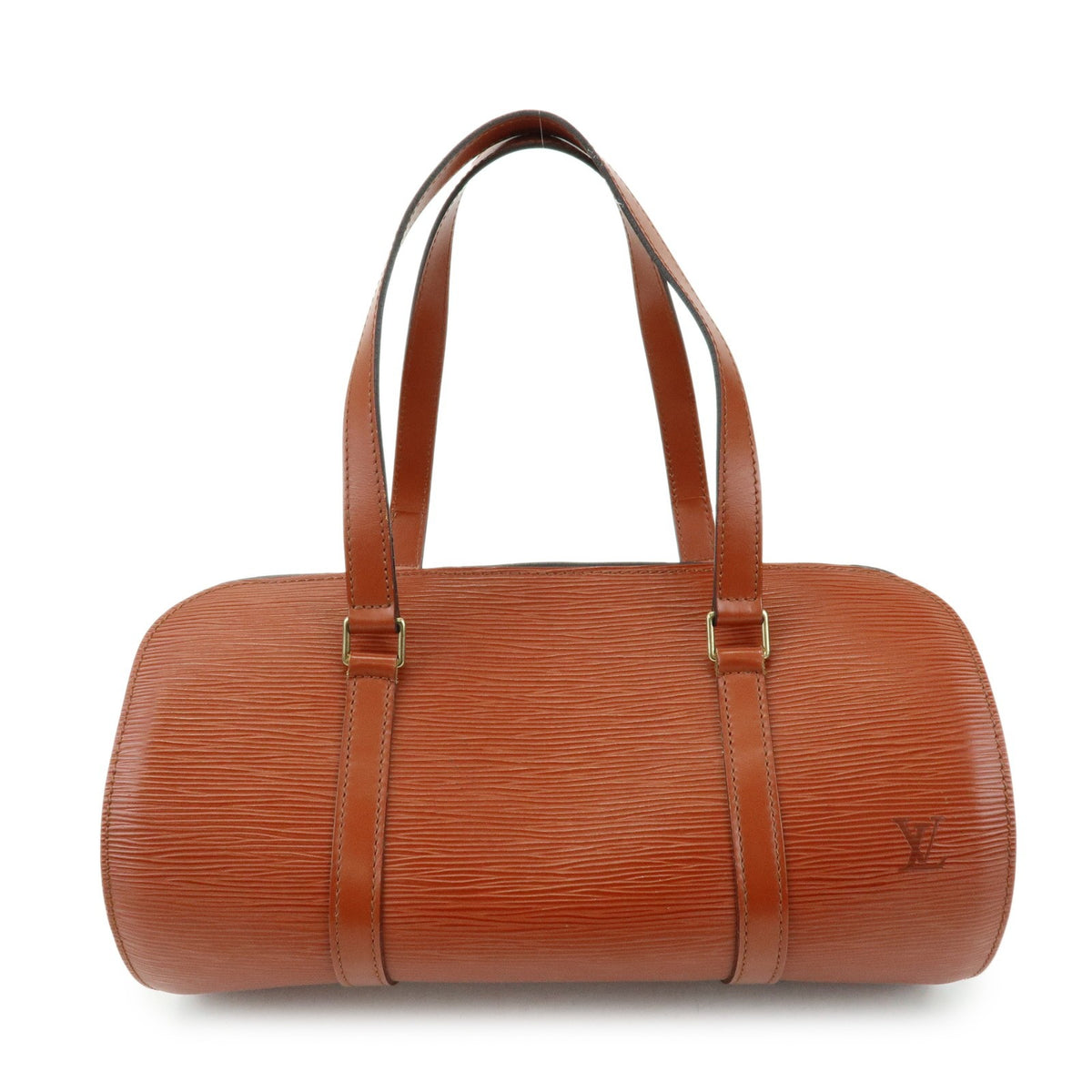 Louis Vuitton Soufflot Epi Leather Brown Leather Tote Bag Bag (Pre-Owned)
