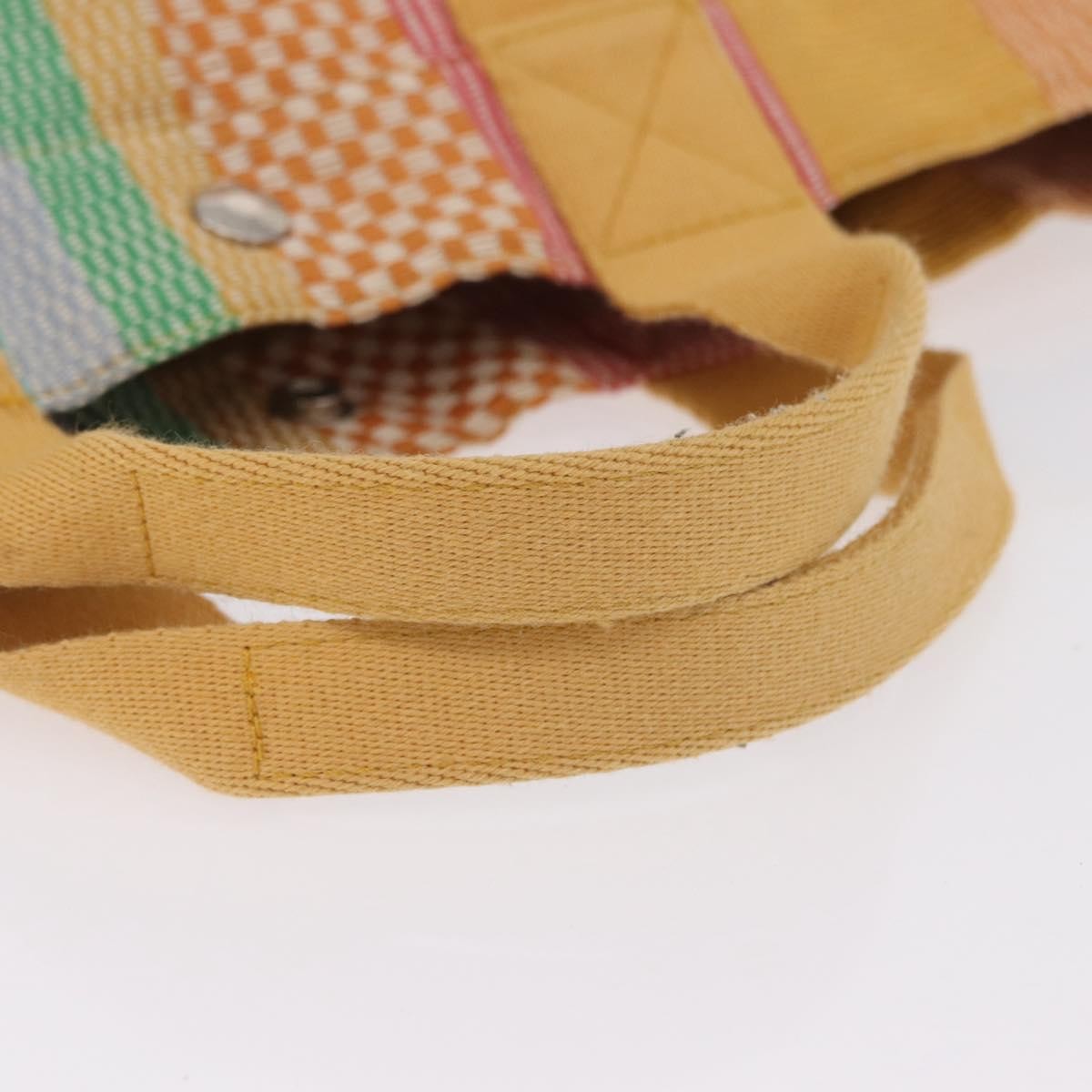 Hermes Fourre Tout Multicolor Toile Multicolour Canvas Tote Bag Bag (Pre-Owned)