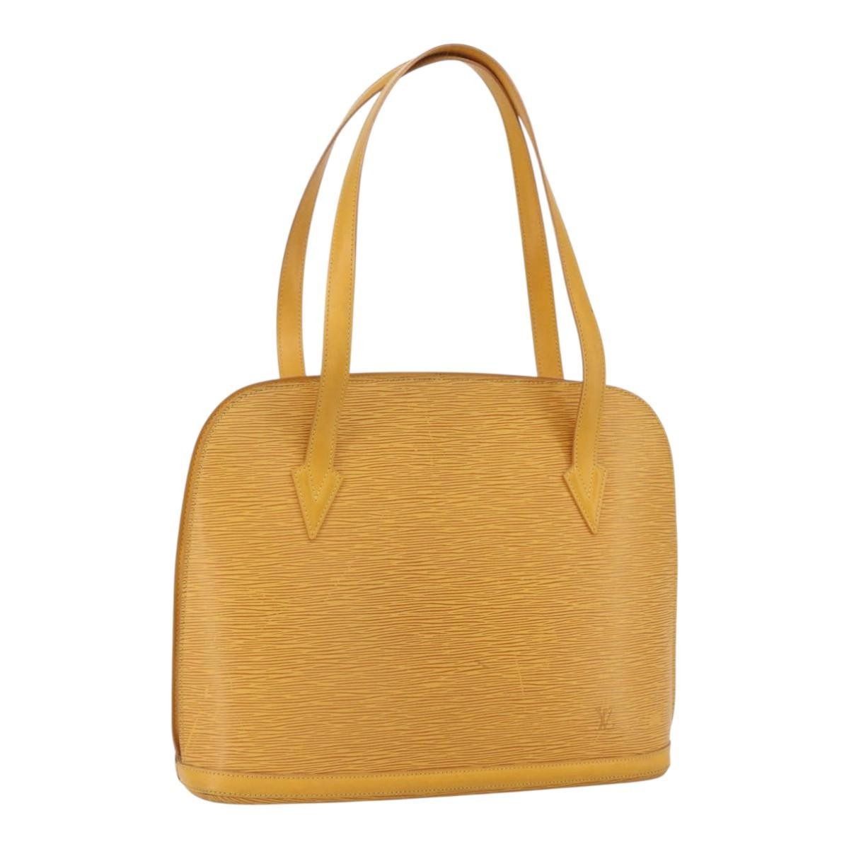 Louis Vuitton Lussac Epi Leather Yellow Leather Shoulder Bag Bag (Pre-Owned)