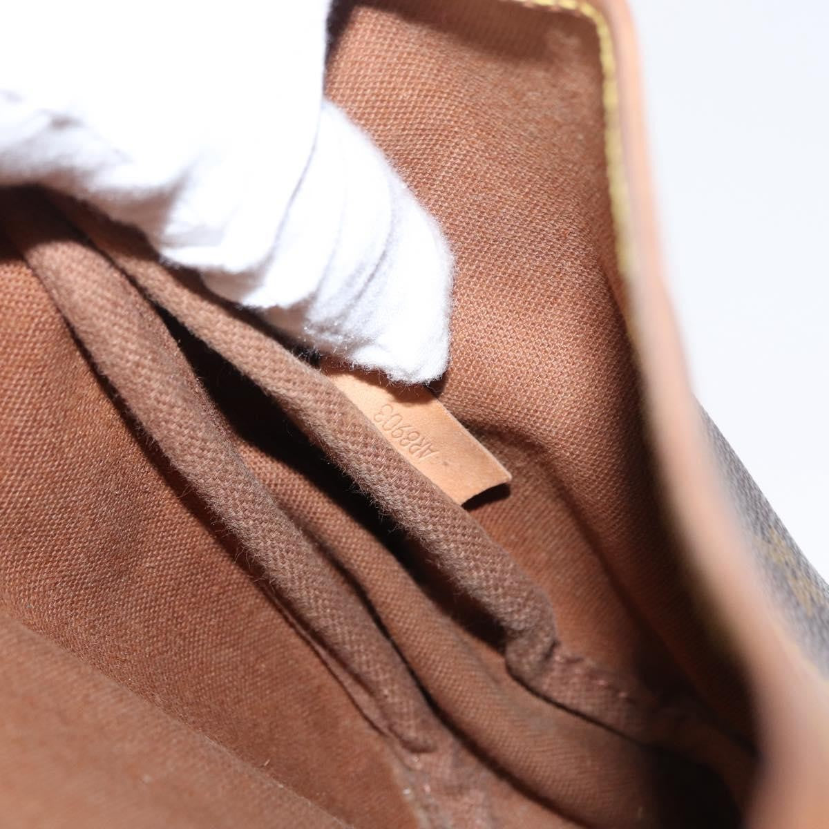 Louis Vuitton Saumur Monogram Canvas Brown Canvas Shoulder Bag Bag (Pre-Owned)