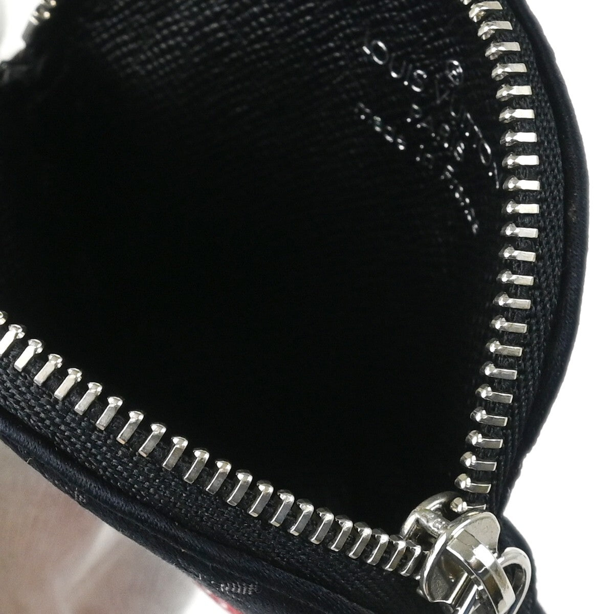 Louis Vuitton Round Coin Purse Limited Edition Monogram Silk Black Silk Wallets Accessory (Pre-Owned)