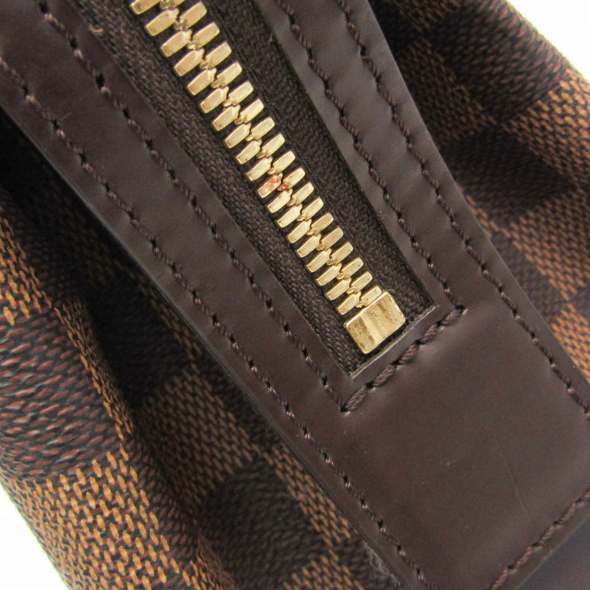 Louis Vuitton Chelsea Damier Ebene Brown Canvas Tote Bag Bag (Pre-Owned)