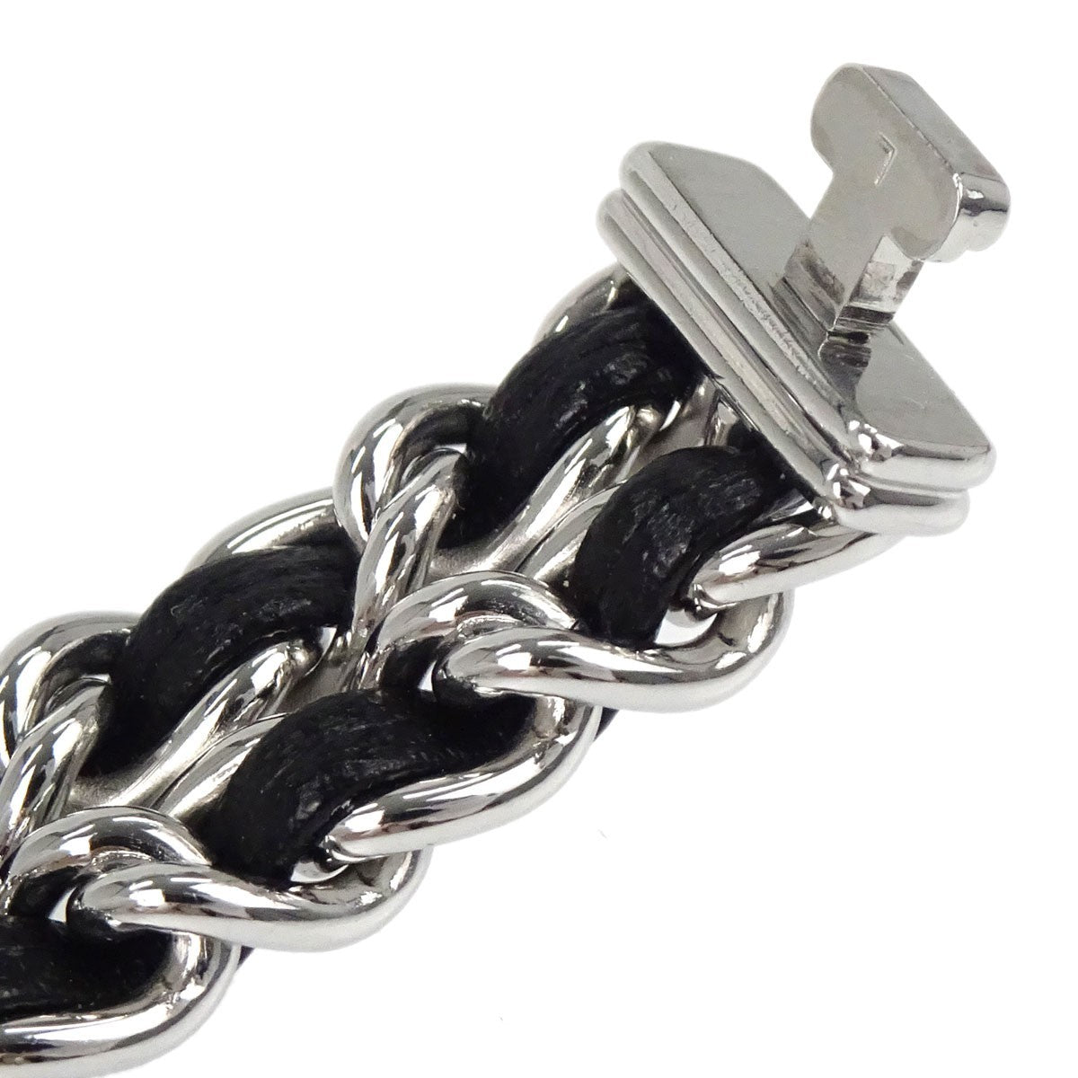 Chanel Premiere Rock Quartz Stainless Steel And Leather Watch (Pre-Owned)