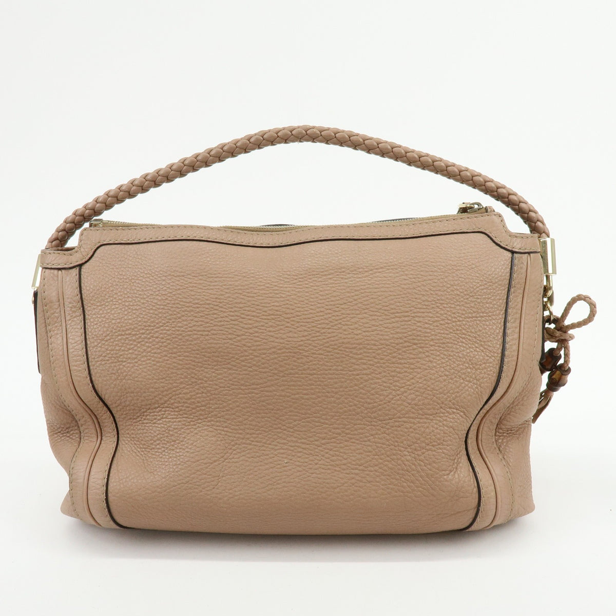 Gucci Bella Hobo Leather Pink Leather Shoulder Bag Bag (Pre-Owned)