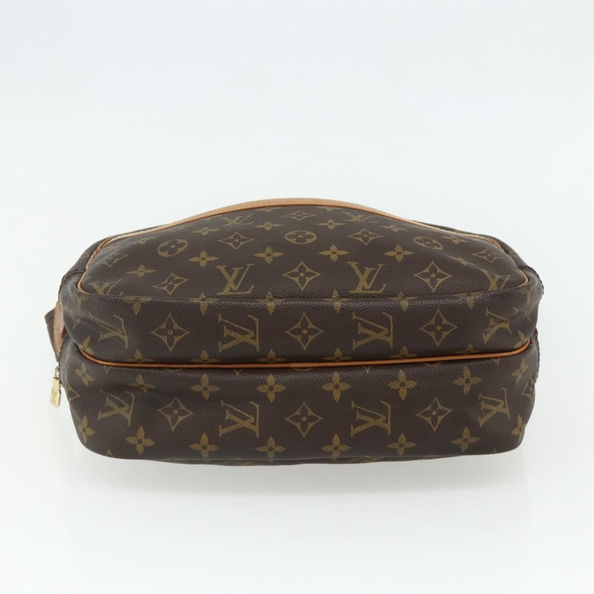 Louis Vuitton Reporter Monogram Canvas Brown Canvas Handbag (Pre-Owned)