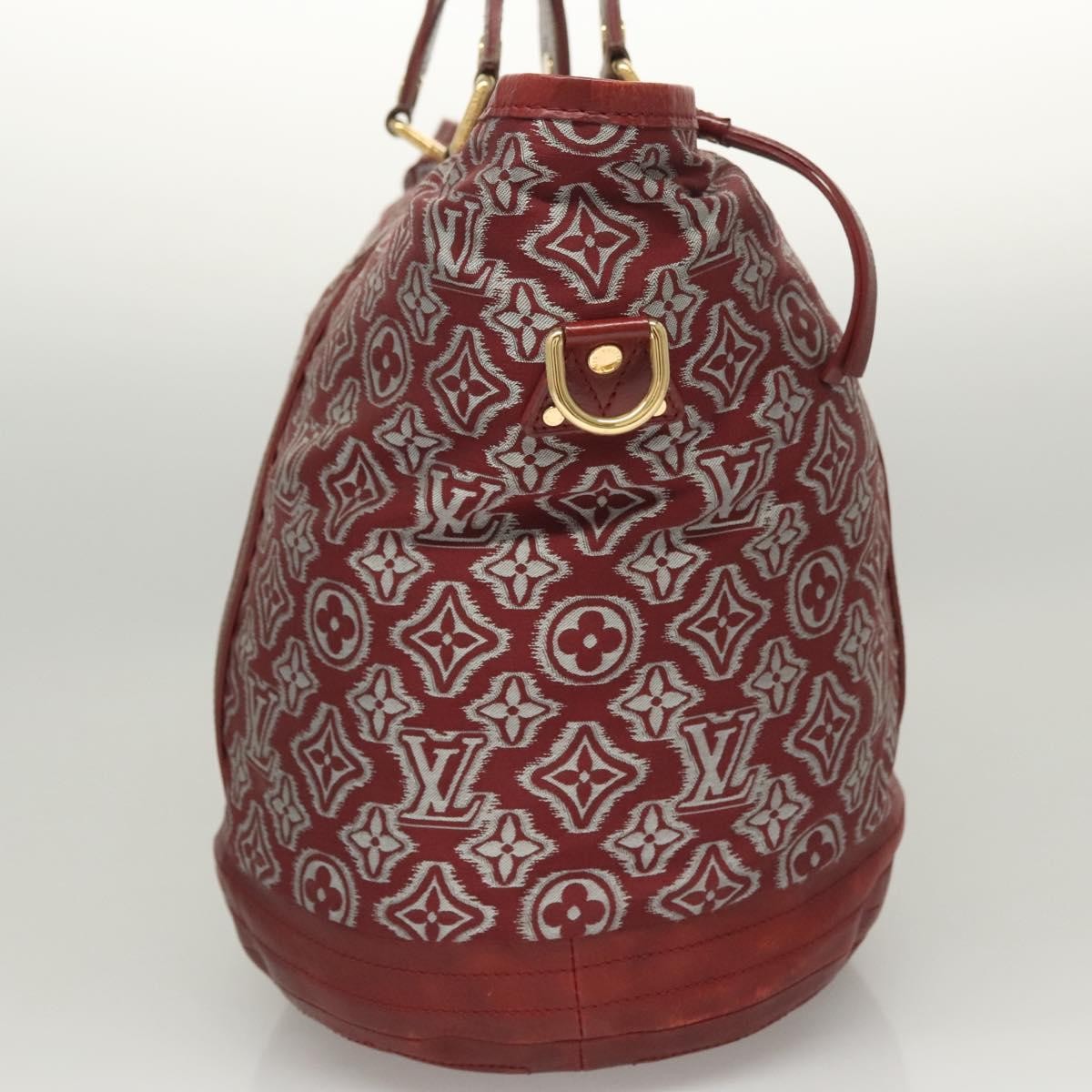 Louis Vuitton Aviator Limited Edition Monogram Jacquard Burgundy Canvas Handbag (Pre-Owned)