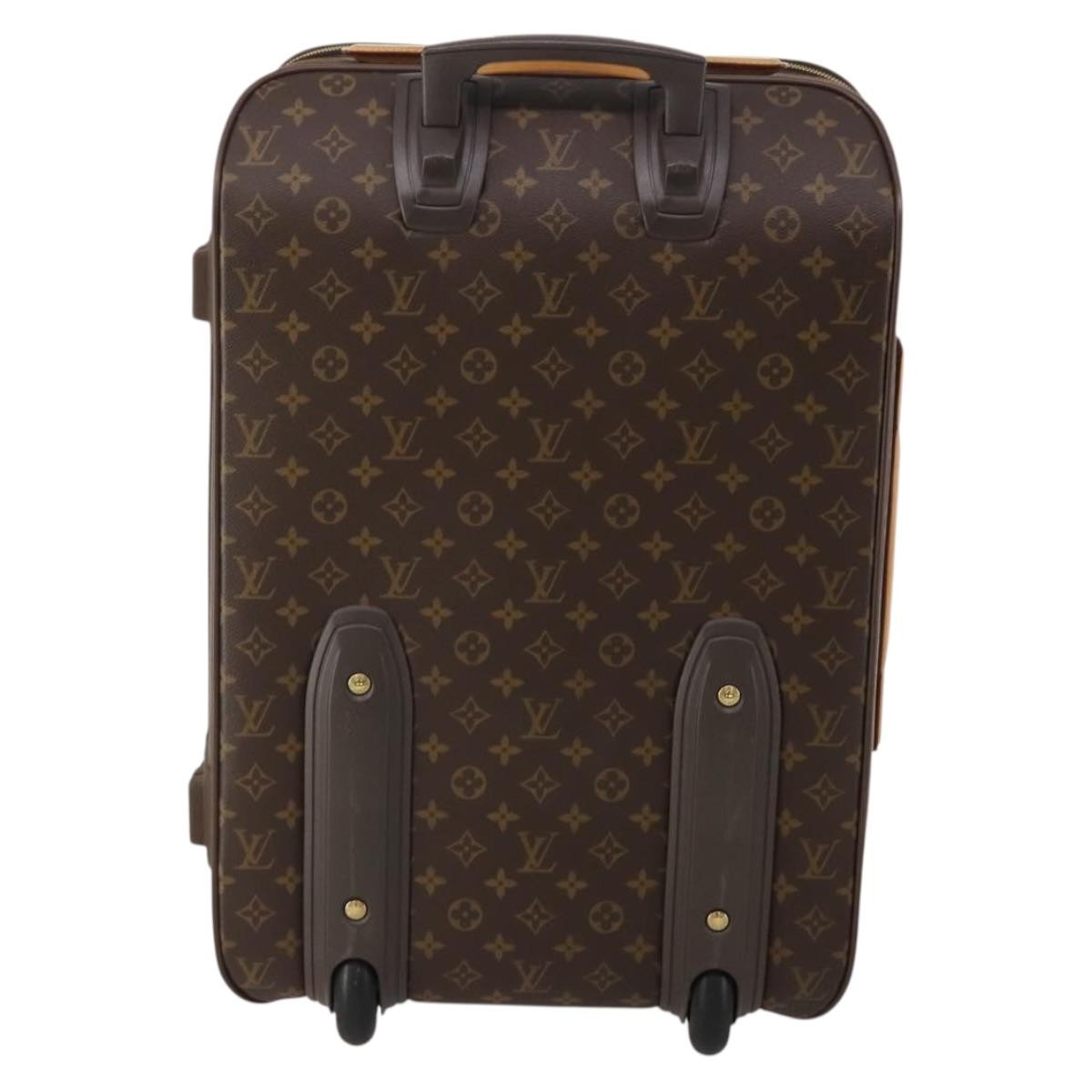 Louis Vuitton Pegase Luggage Monogram Canvas Brown Canvas Travel Bag Bag (Pre-Owned)