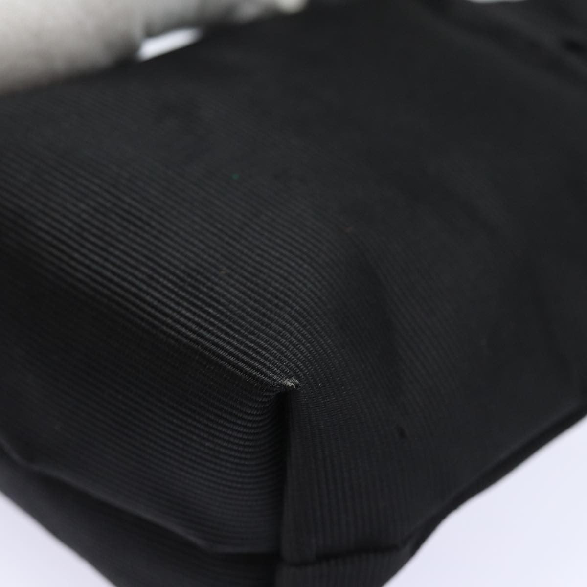 Celine Circle Logo Nylon Black Nylon Clutche & Pouche Bag (Pre-Owned)