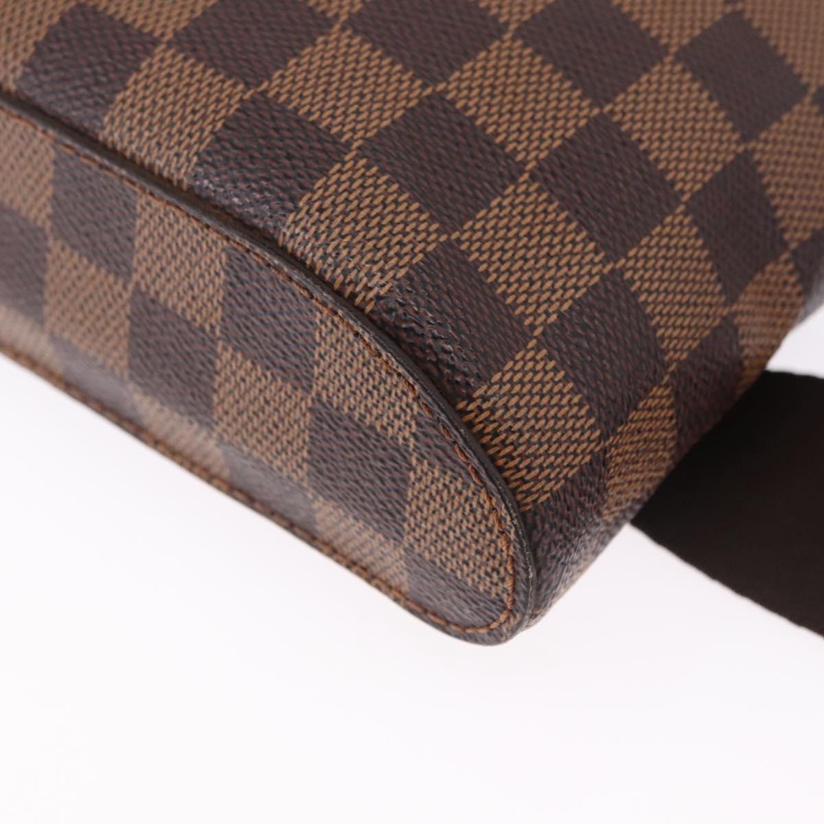 Louis Vuitton Geronimos Damier Brown Canvas Clutche & Pouche Bag (Pre-Owned)