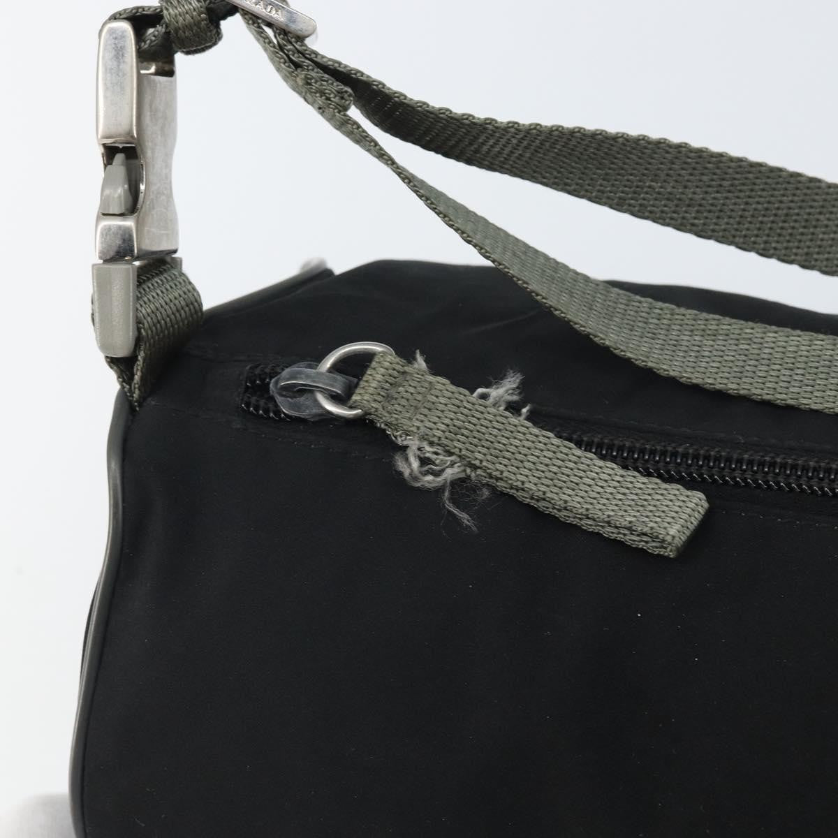 Prada Vintage Sport Nylon Black Nylon Shoulder Bag Bag (Pre-Owned)