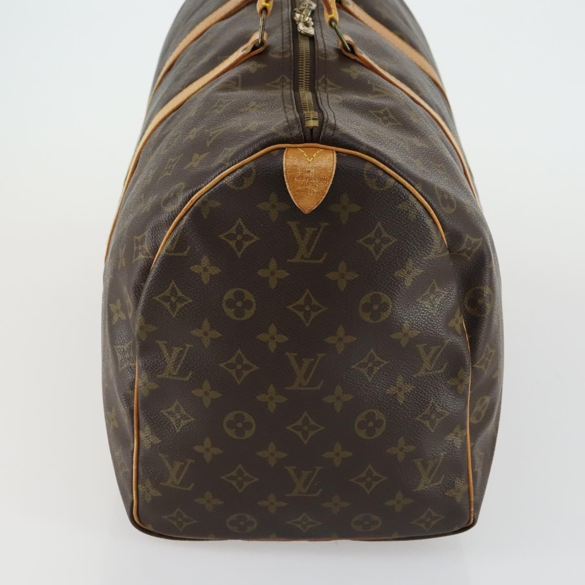 Louis Vuitton Keepall Monogram Canvas Brown Canvas Travel Bag Bag (Pre-Owned)