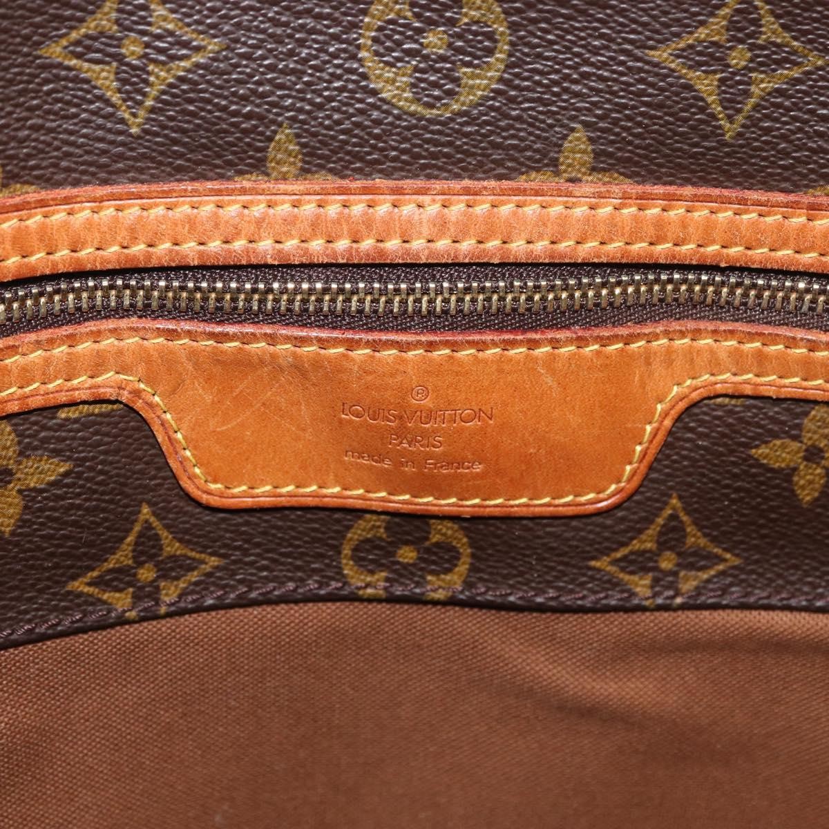 Louis Vuitton Shopping Sac Monogram Canvas Brown Canvas Handbag (Pre-Owned)