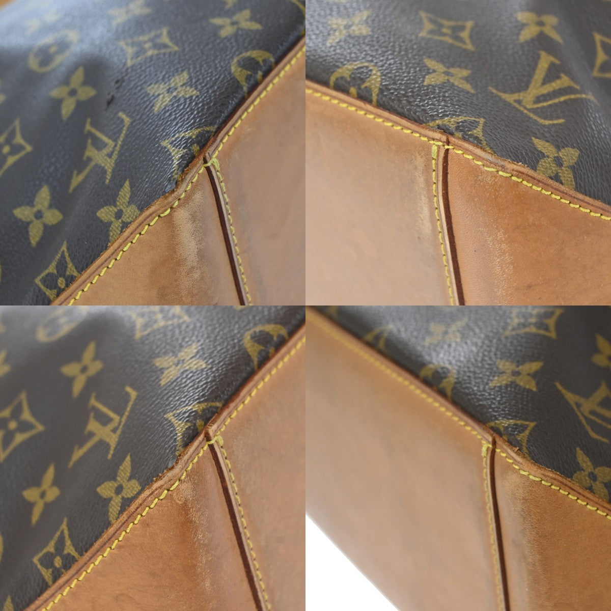 Louis Vuitton Cabas Piano Monogram Canvas Brown Canvas Tote Bag Bag (Pre-Owned)