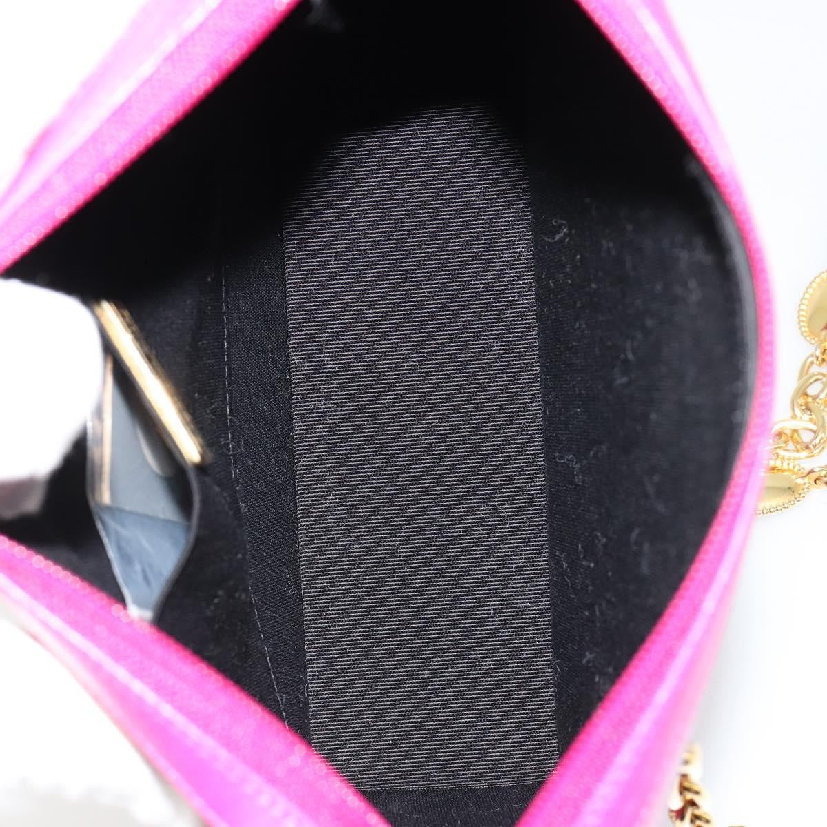Christian Dior Chain Pink Leather Shoulder Bag Bag (Pre-Owned)