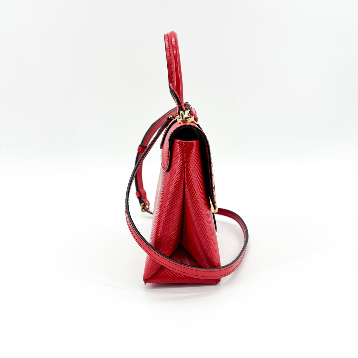 Louis Vuitton Locky Epi Leather Red Leather Handbag (Pre-Owned)
