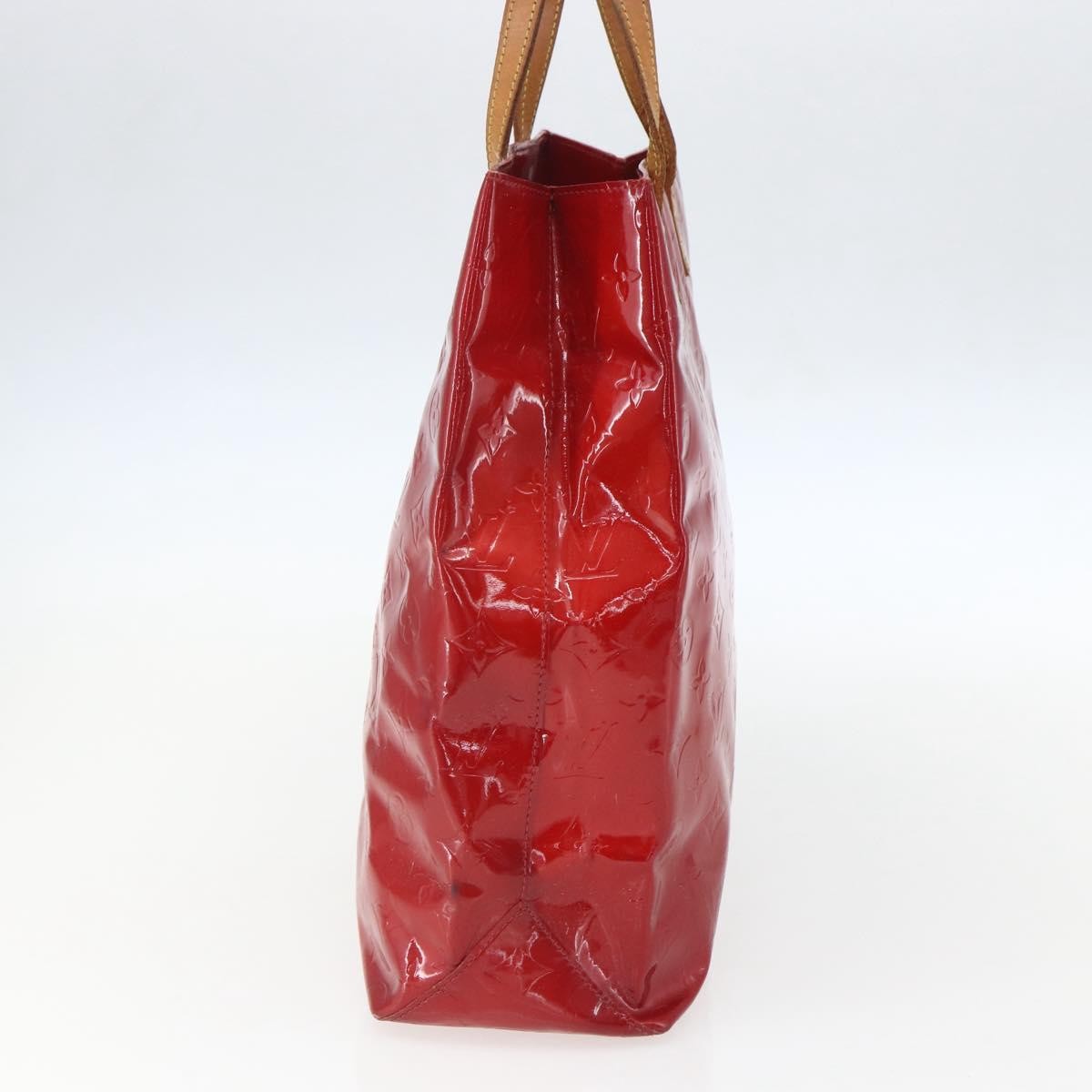 Louis Vuitton Reade Monogram Vernis Red Patent_Leather Handbag (Pre-Owned)