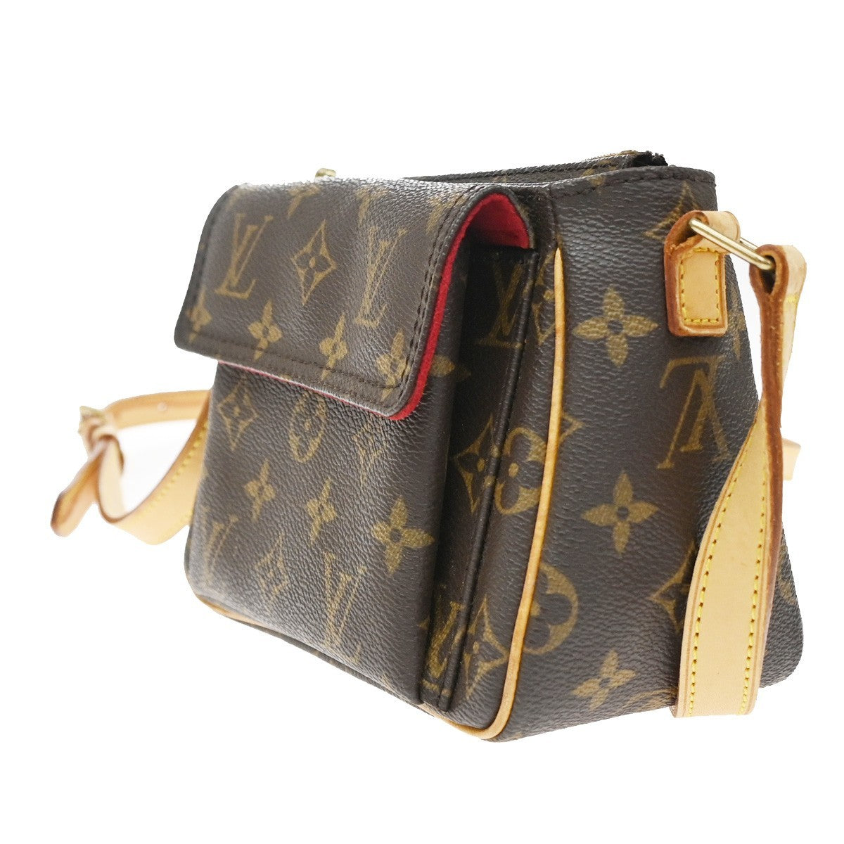 Louis Vuitton Viva Cite Monogram Canvas Brown Canvas Shoulder Bag Bag (Pre-Owned)