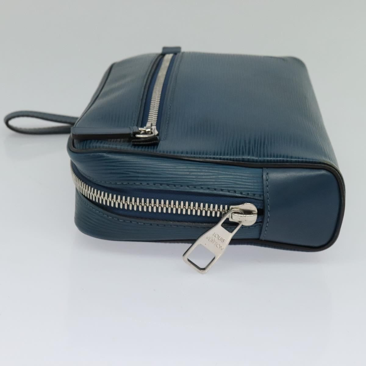 Louis Vuitton Neo Hoche Clutch Epi Leather Blue Leather Clutche & Pouche Bag (Pre-Owned)