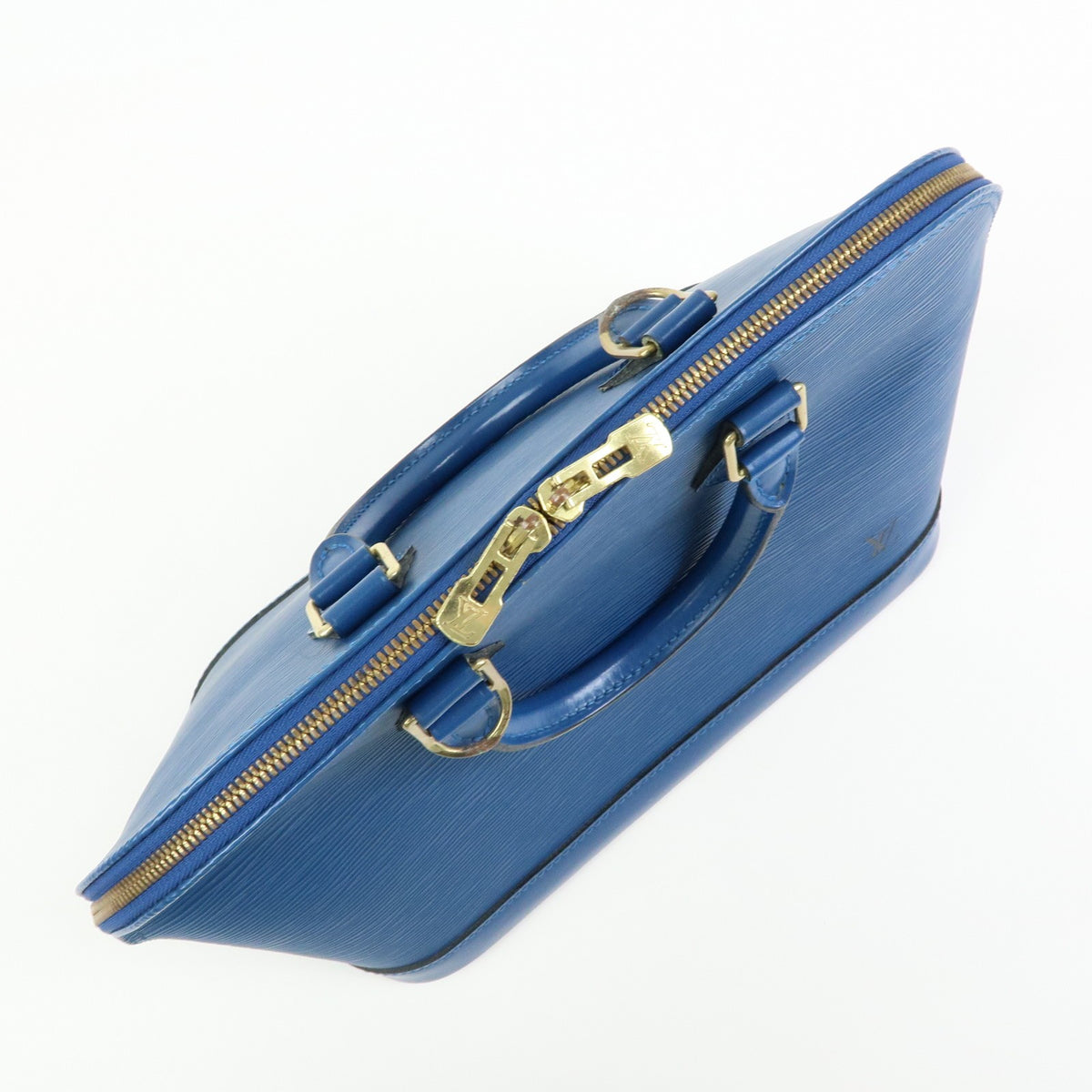 Louis Vuitton Alma Epi Leather Blue Leather Handbag (Pre-Owned)