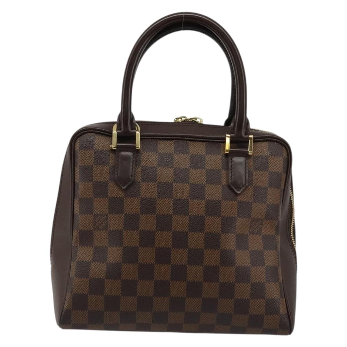 Louis Vuitton Triana Damier Ebene Brown Canvas Handbag (Pre-Owned)
