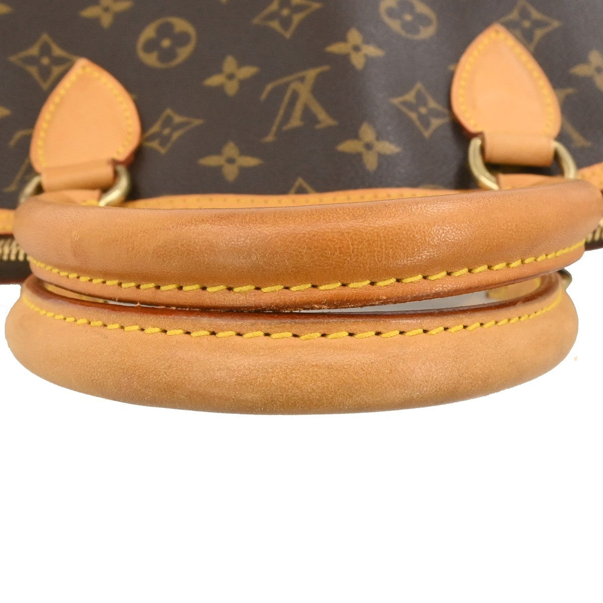 Louis Vuitton Lockit Monogram Brown Canvas Handbag (Pre-Owned)