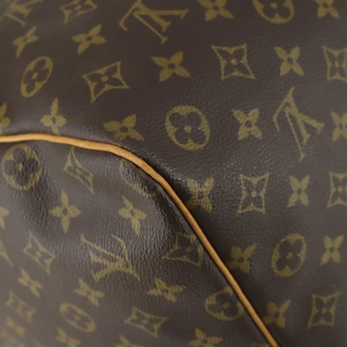 Louis Vuitton Keepall Monogram Canvas Brown Canvas Travel Bag Bag (Pre-Owned)