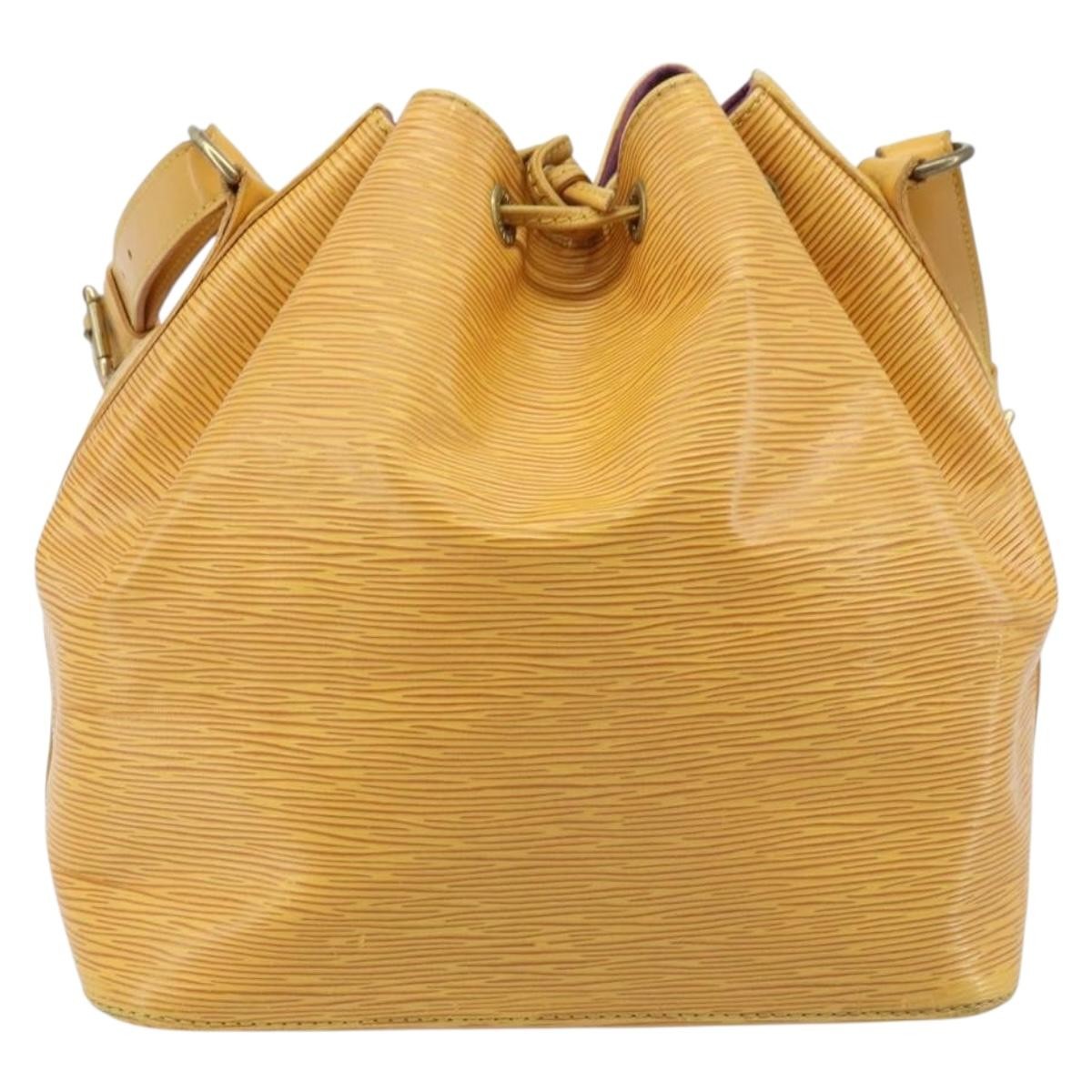 Louis Vuitton Petit Noe Epi Leather Yellow Leather Shoulder Bag Bag (Pre-Owned)