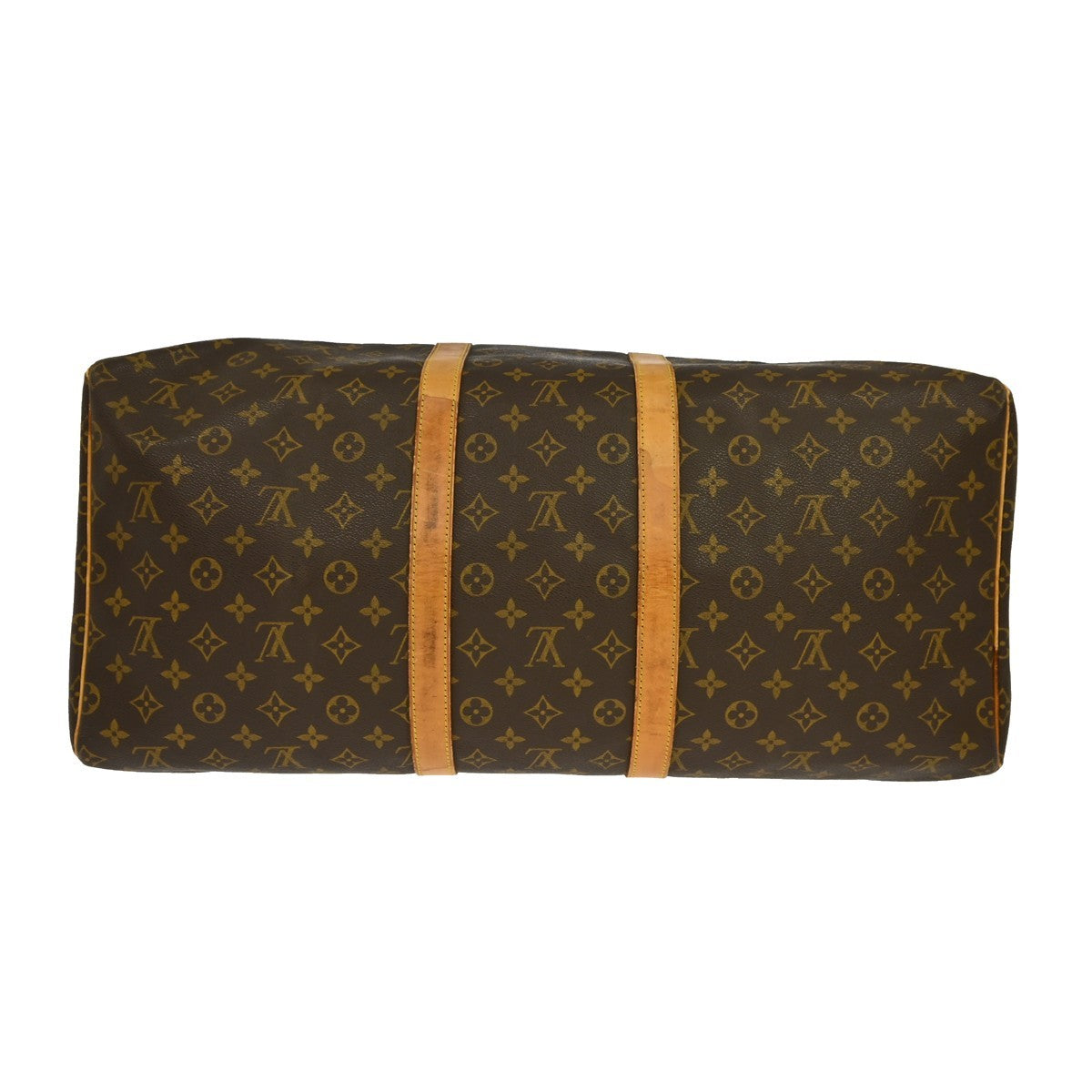 Louis Vuitton Keepall Monogram Brown Canvas Travel Bag Bag (Pre-Owned)