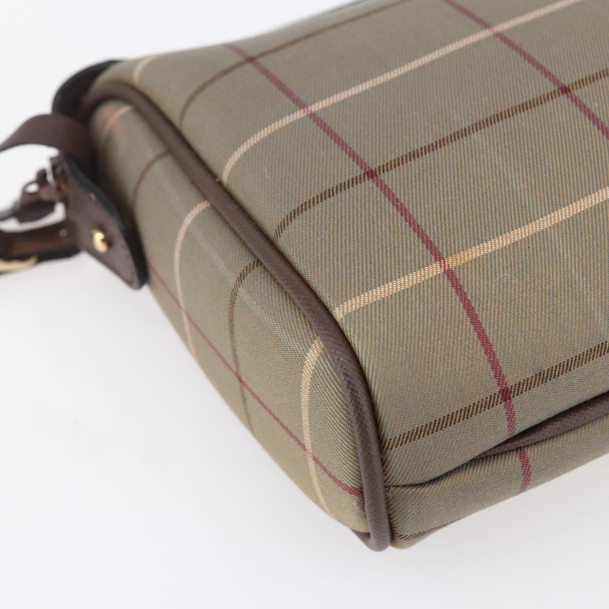 Burberry Nova Check Pochette Canvas Beige Canvas Clutche & Pouche Bag (Pre-Owned)