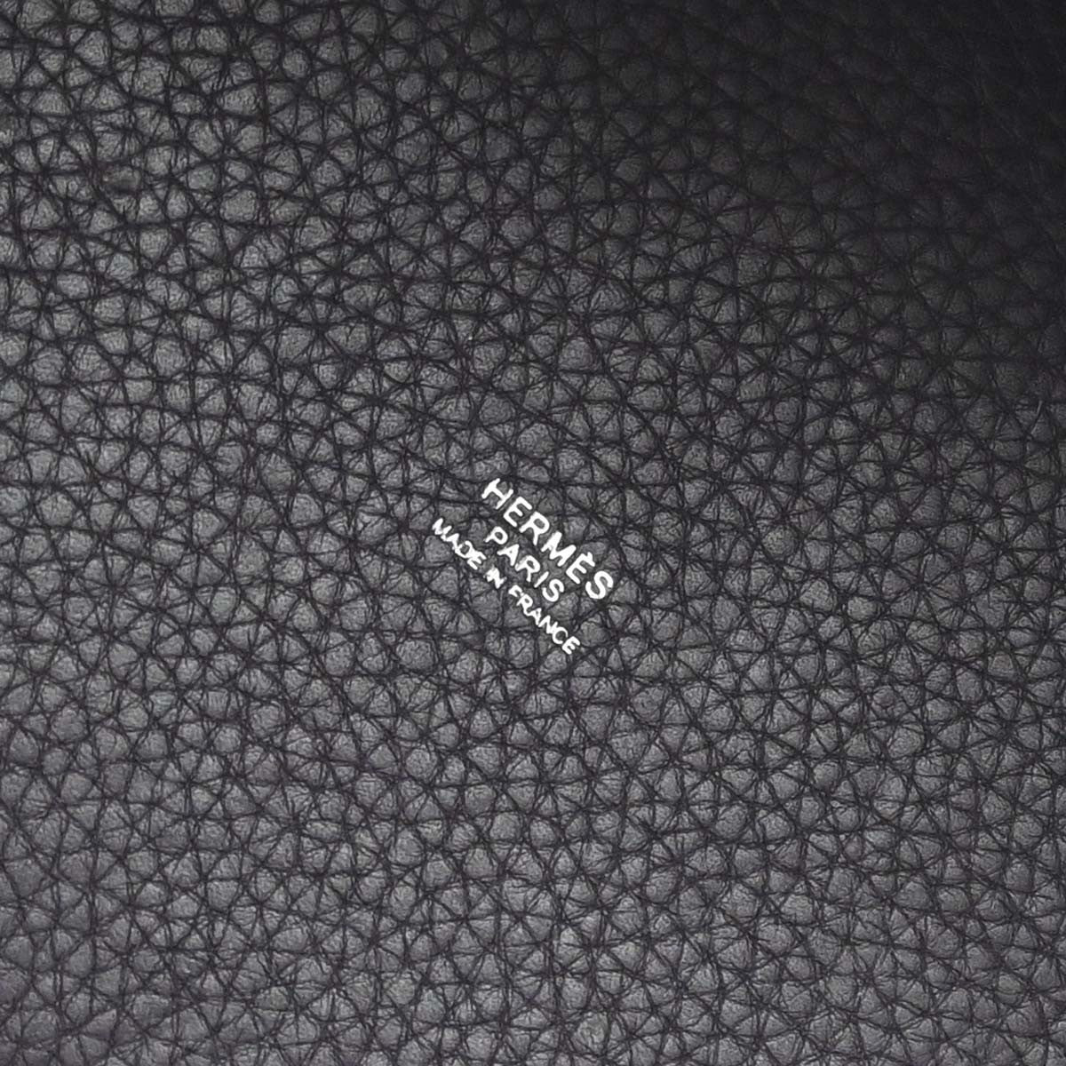 Hermes Picotin Lock Clemence Purple Leather Handbag (Pre-Owned)