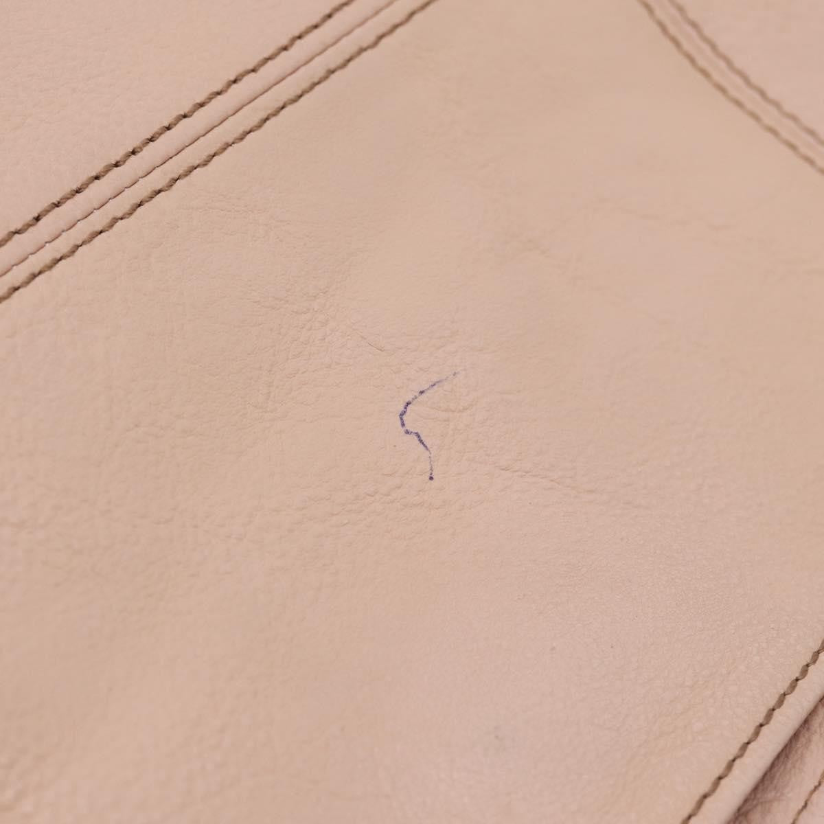 Burberry Blue Label Leather Pink Leather Shoulder Bag Bag (Pre-Owned)