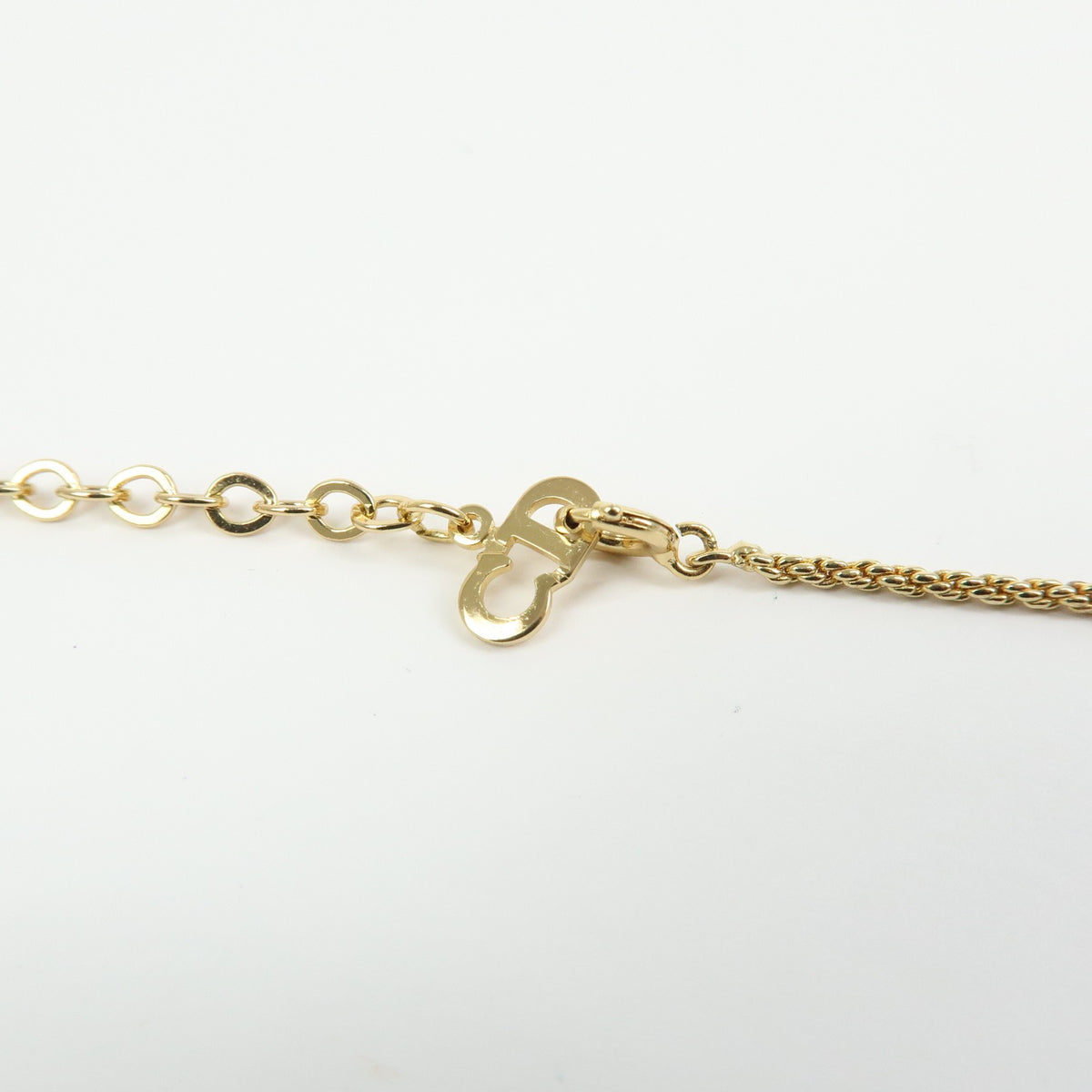 Christian Dior Cd Pendant Metal Gold Gold_Plated Necklace Jewelry (Pre-Owned)