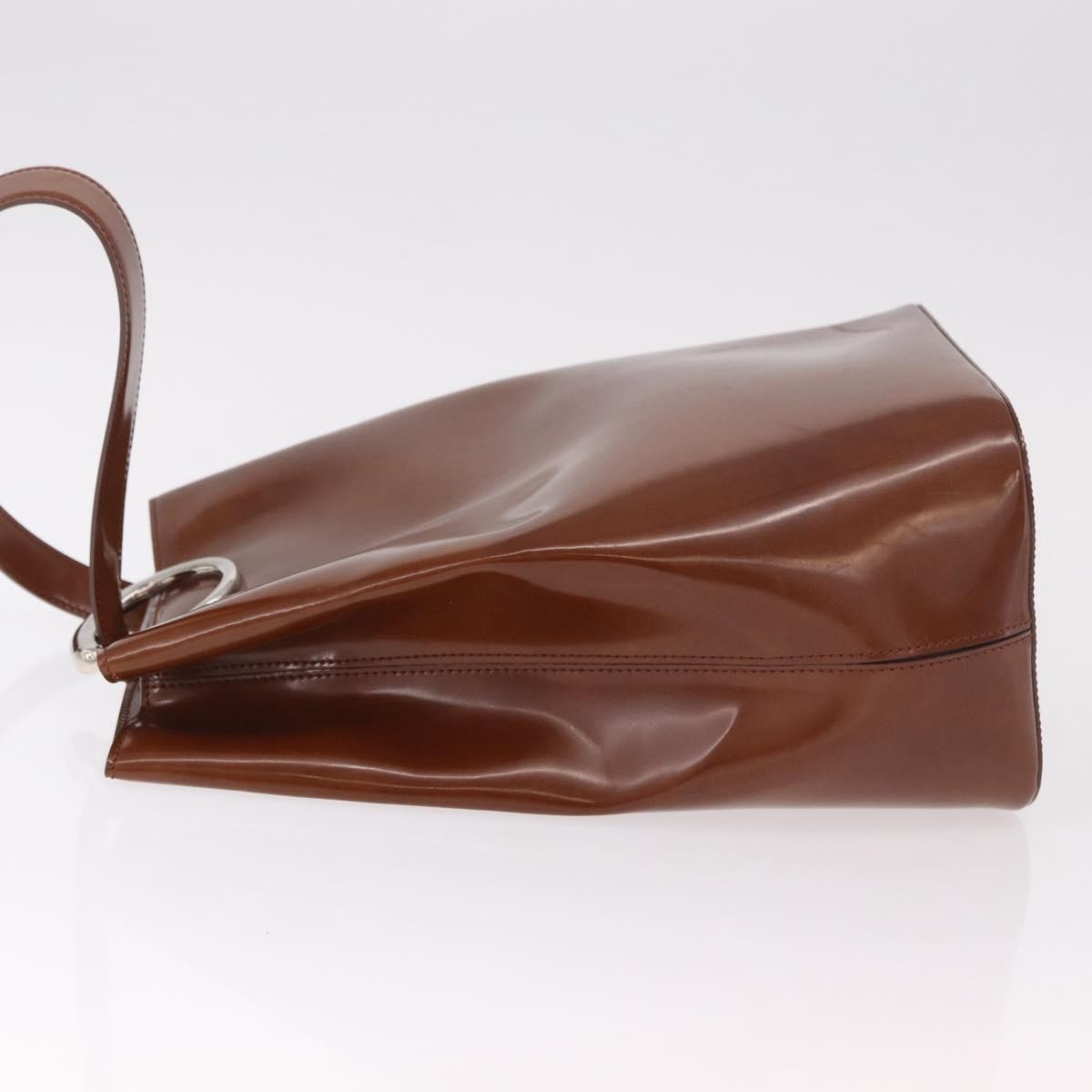 Cartier Panthère Patent Leather Brown Patent_Leather Backpack Bag (Pre-Owned)