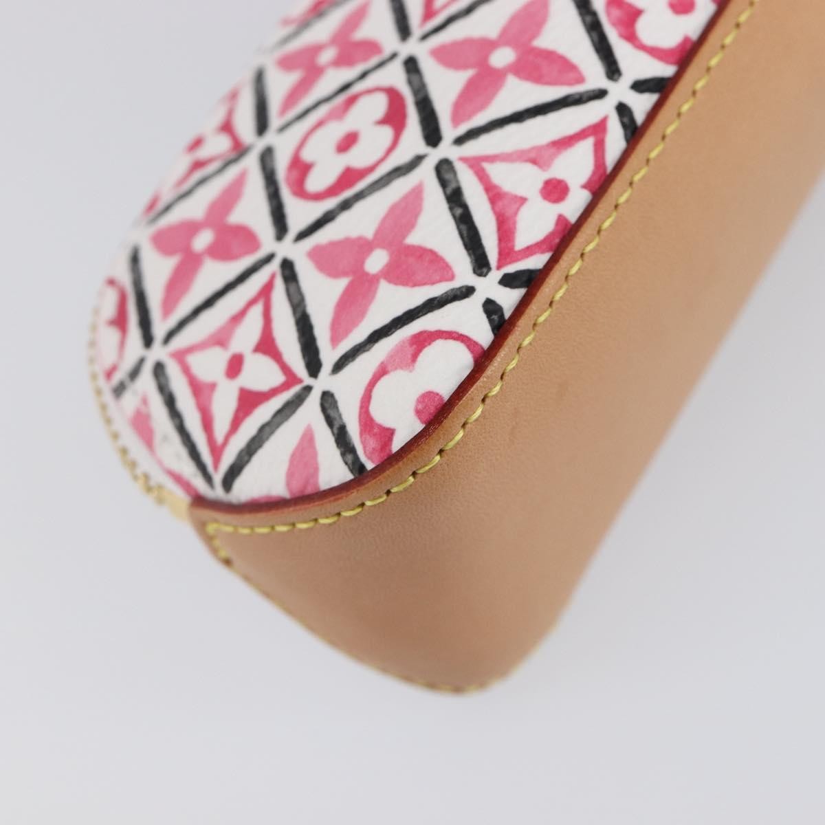 Louis Vuitton Elizabeth Pencil Limited Edition Escale Monogram Giant Pink Canvas Clutche & Pouche Bag (Pre-Owned)