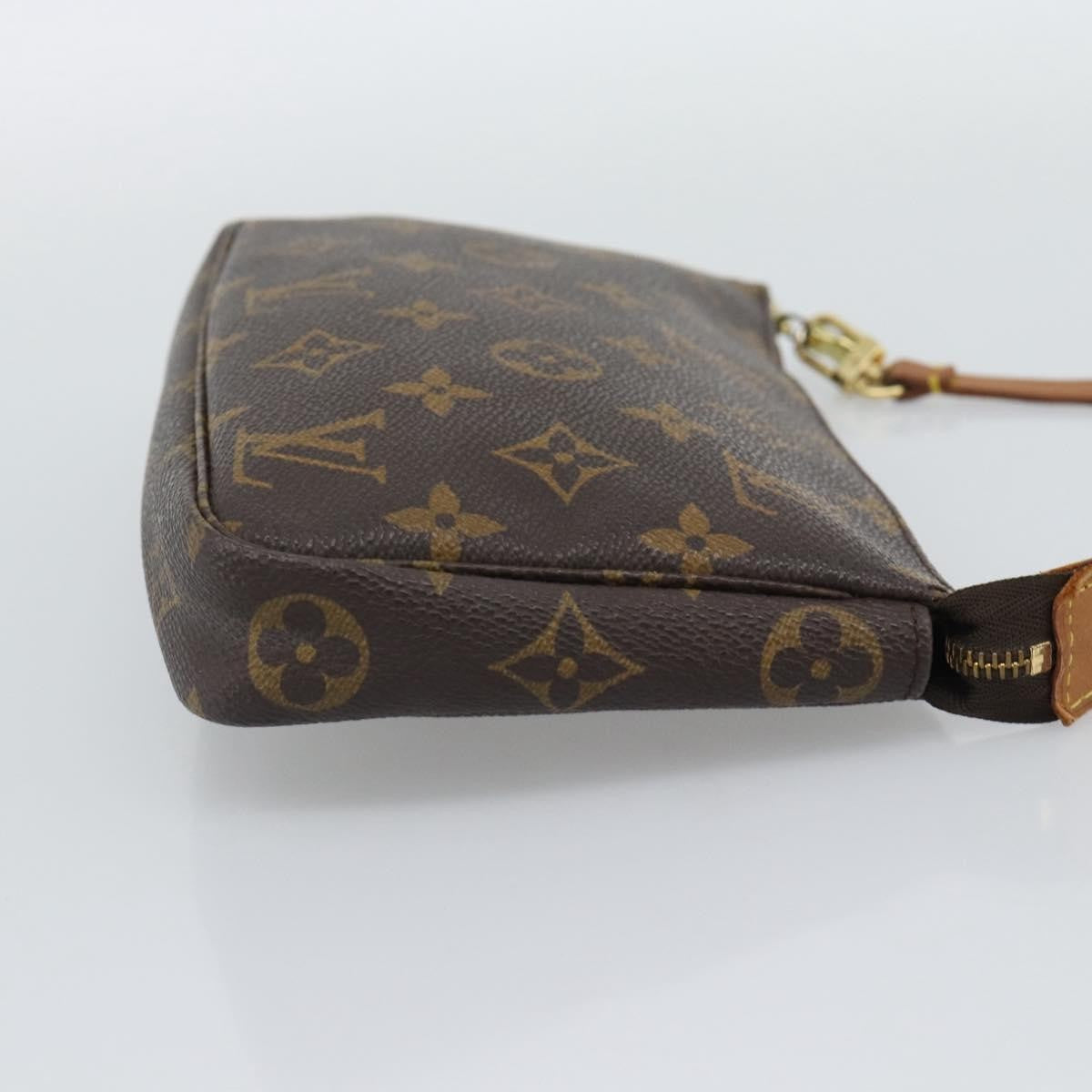 Louis Vuitton Pochette Accessoires Yayoi Kusama Painted Dots Monogram Canvas Brown Canvas Clutche & Pouche Bag (Pre-Owned)