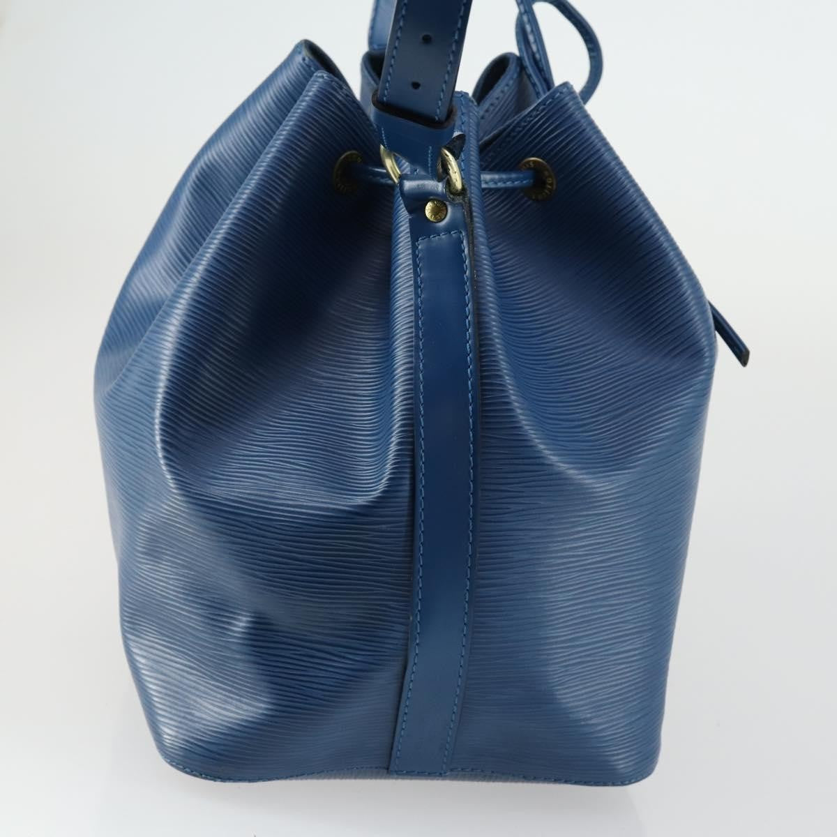 Louis Vuitton Petit Noe Epi Leather Blue Leather Shoulder Bag Bag (Pre-Owned)