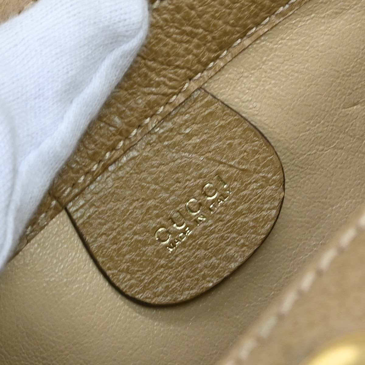 Gucci Vintage Convertible Bamboo Box Leather Beige Leather Crossbody Bag Bag (Pre-Owned)