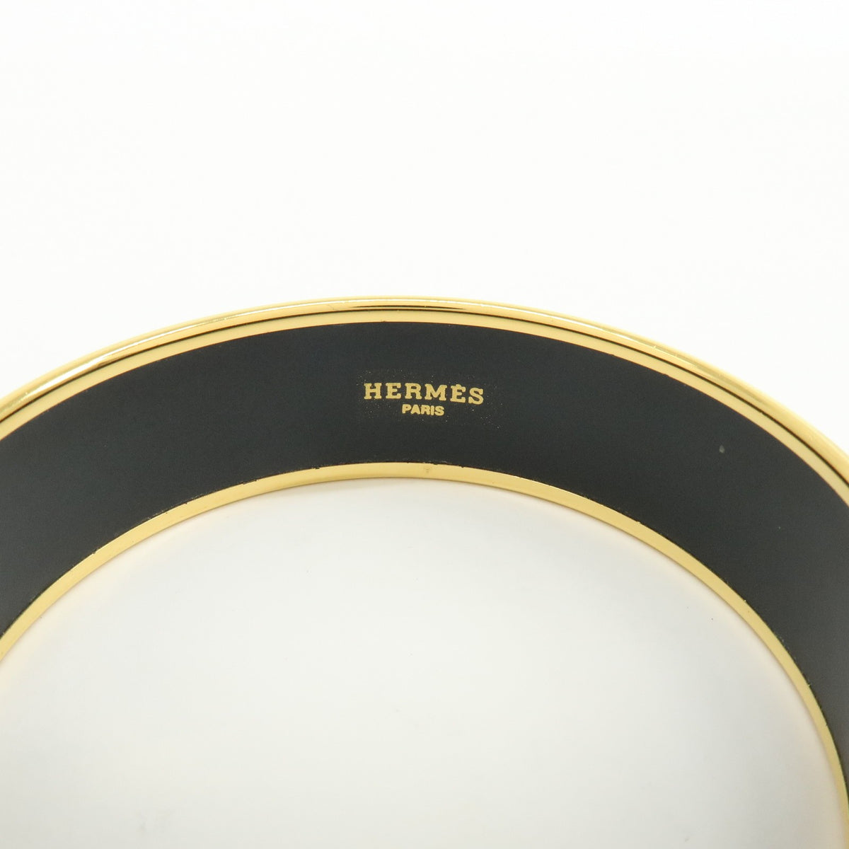 Hermes Caleche Bangle Enamel Multicolour Gold_Plated Bracelet Jewelry (Pre-Owned)