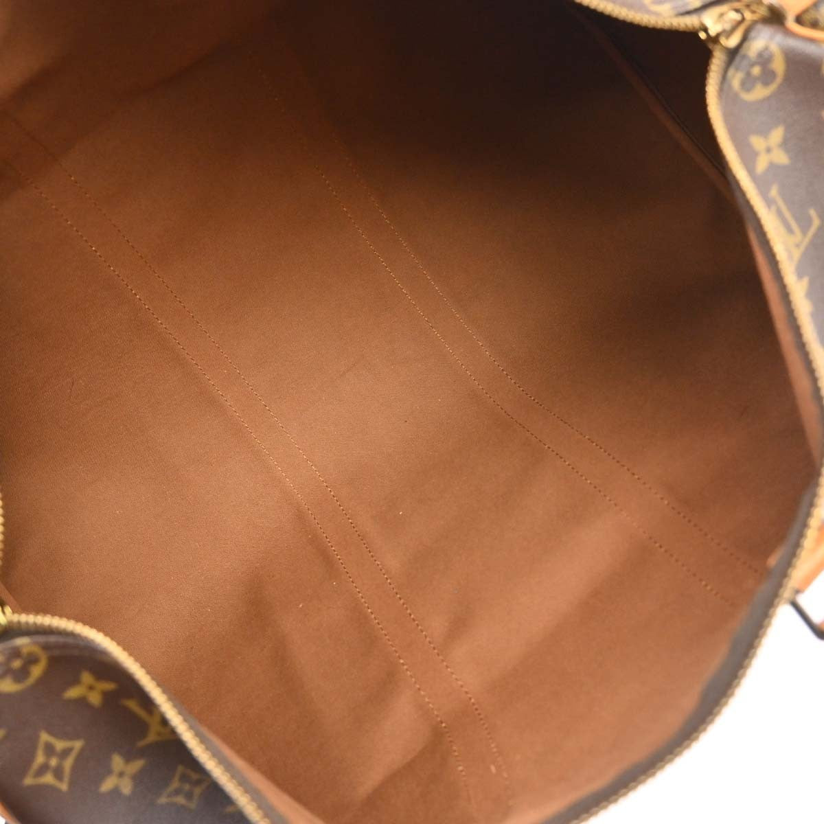 Louis Vuitton Keepall Canvas Brown Canvas Travel Bag Bag (Pre-Owned)
