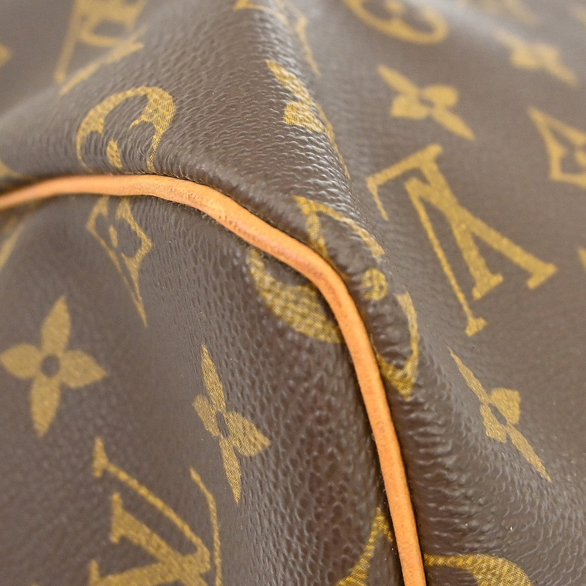 Louis Vuitton Keepall Monogram Brown Canvas Travel Bag Bag (Pre-Owned)