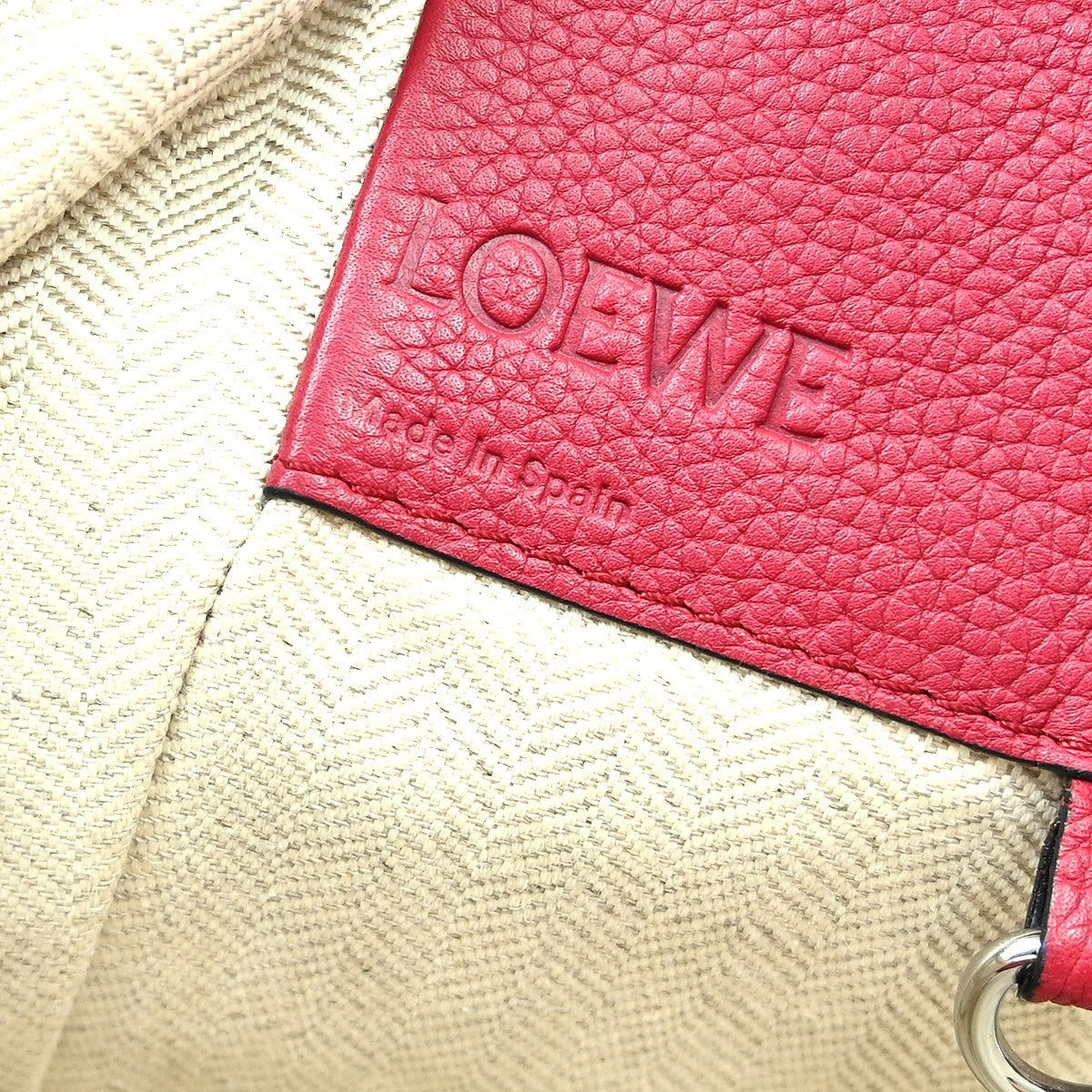 Loewe Hammock Leather Pink Leather Handbag (Pre-Owned)