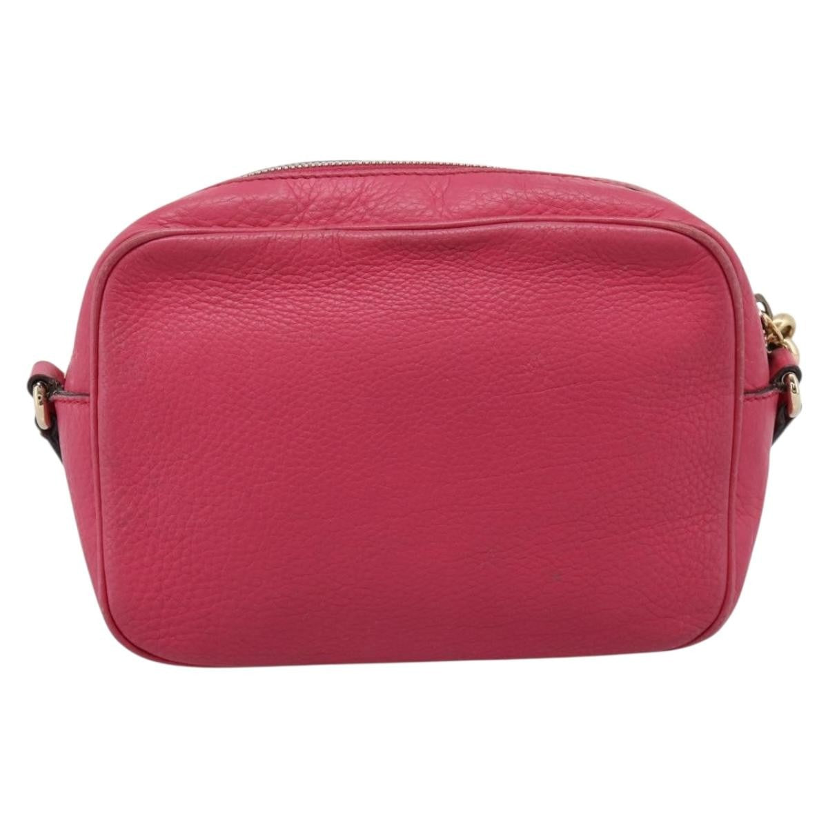 Gucci Soho Disco Leather Pink Leather Crossbody Bag Bag (Pre-Owned)