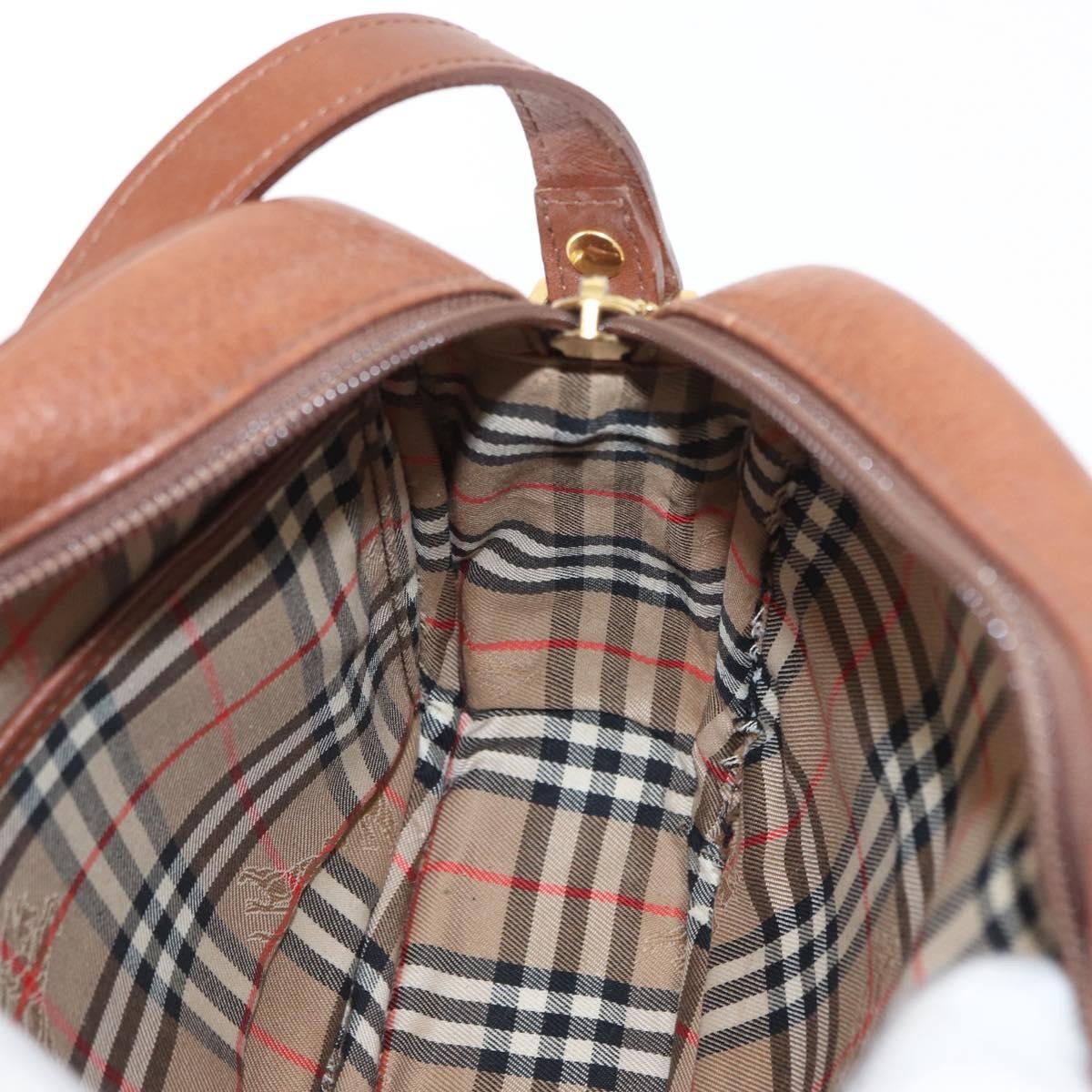 Burberry Vintage Leather Brown Leather Shoulder Bag Bag (Pre-Owned)