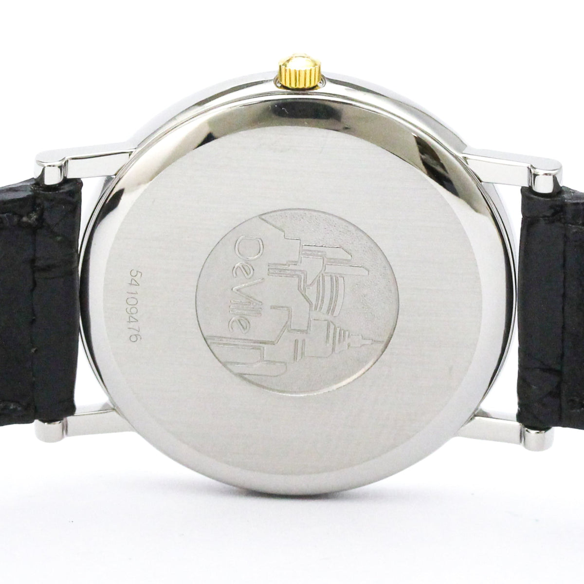Omega De Ville Quartz Stainless Steel And Gold Plated Watch (Pre-Owned)