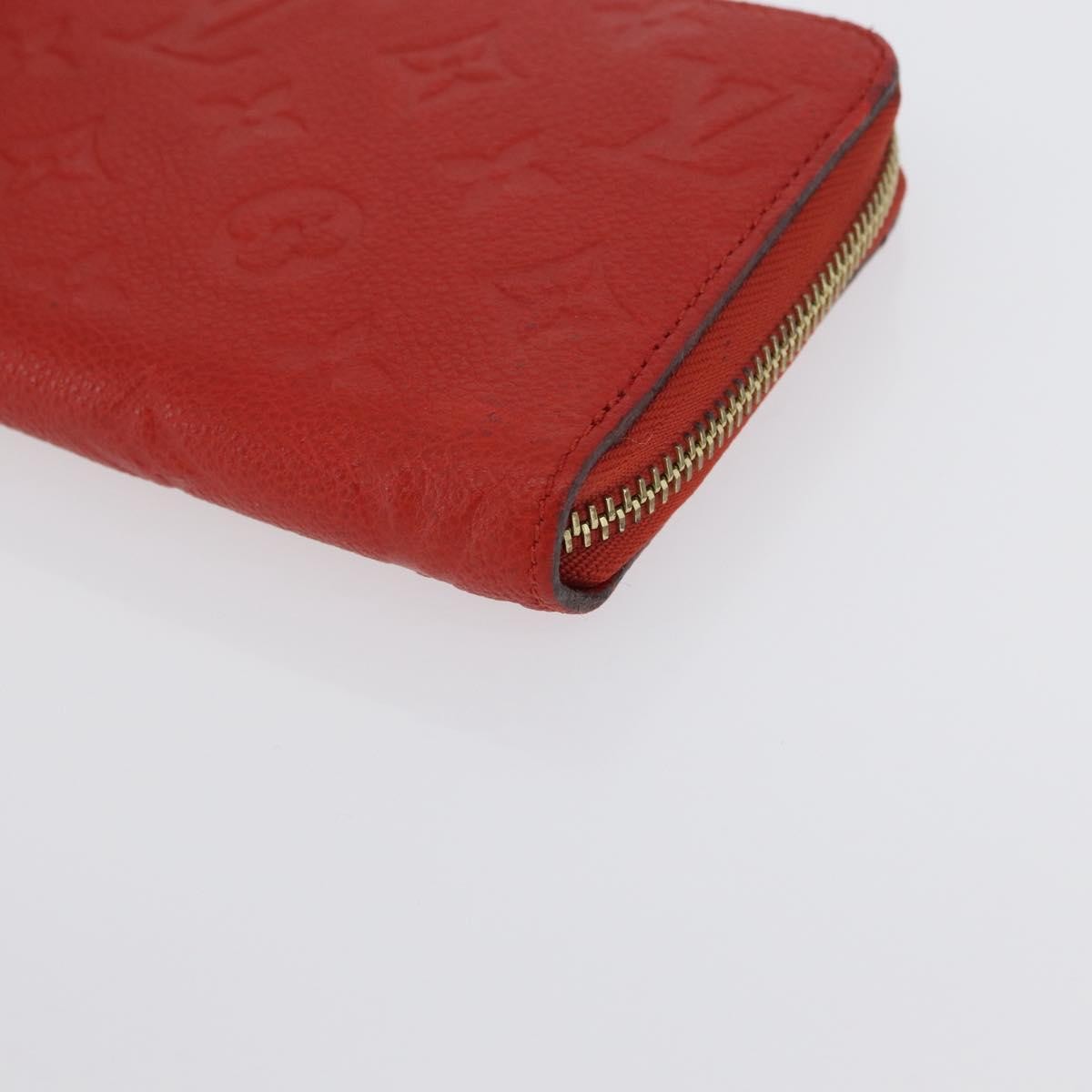 Louis Vuitton Portefeuille Zippy Monogramme Empreinte Monogramme Empreinte Orange Leather Wallets Accessory (Pre-Owned)
