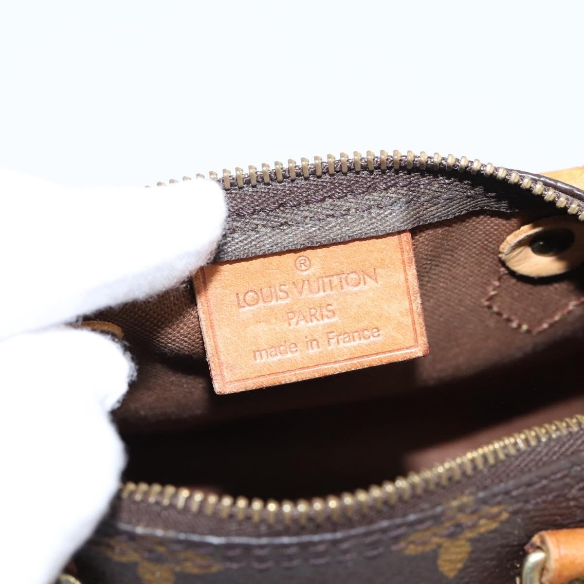 Louis Vuitton Speedy Mini Hl Monogram Canvas Brown Canvas Handbag (Pre-Owned)