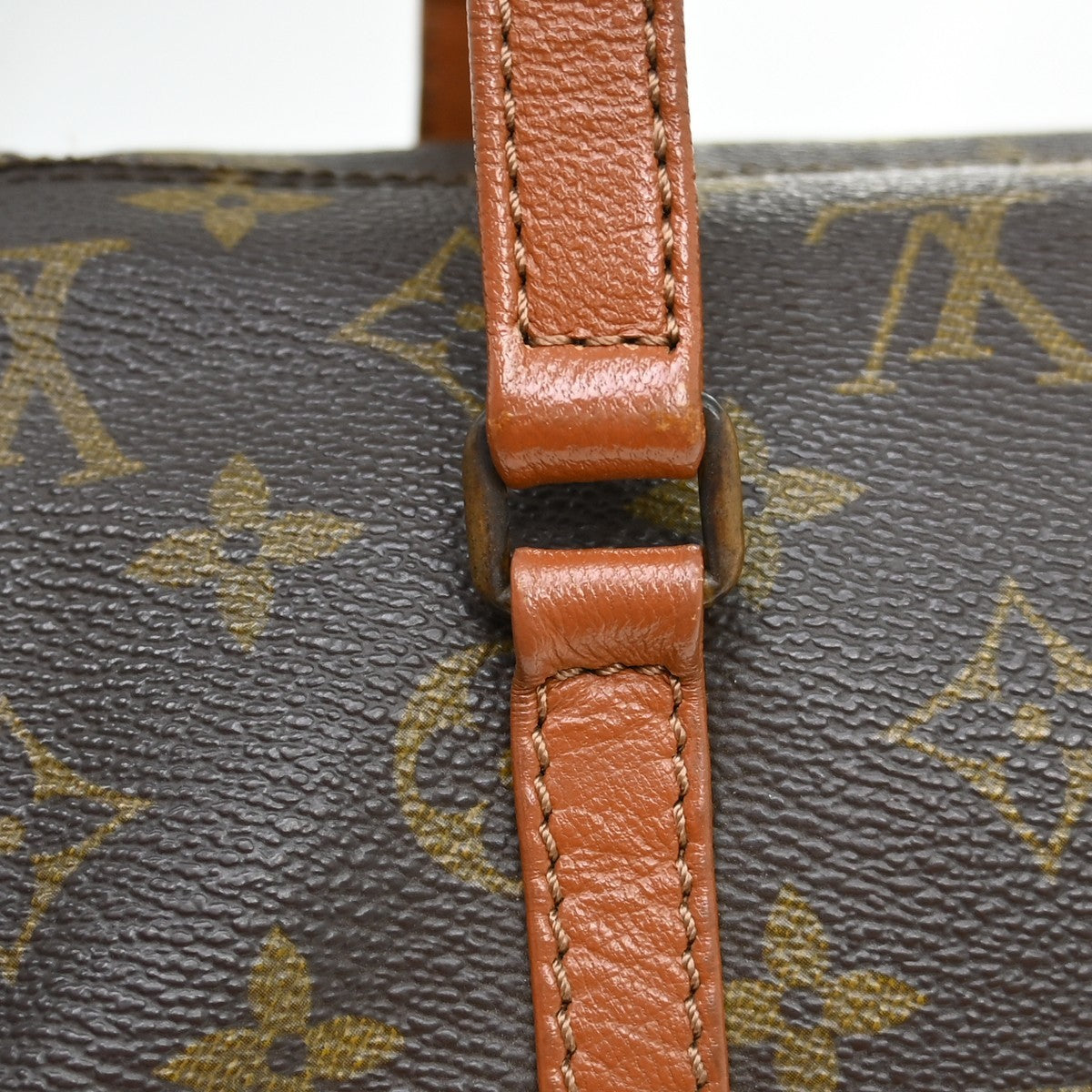 Louis Vuitton Papillon Monogram Canvas Brown Canvas Handbag (Pre-Owned)